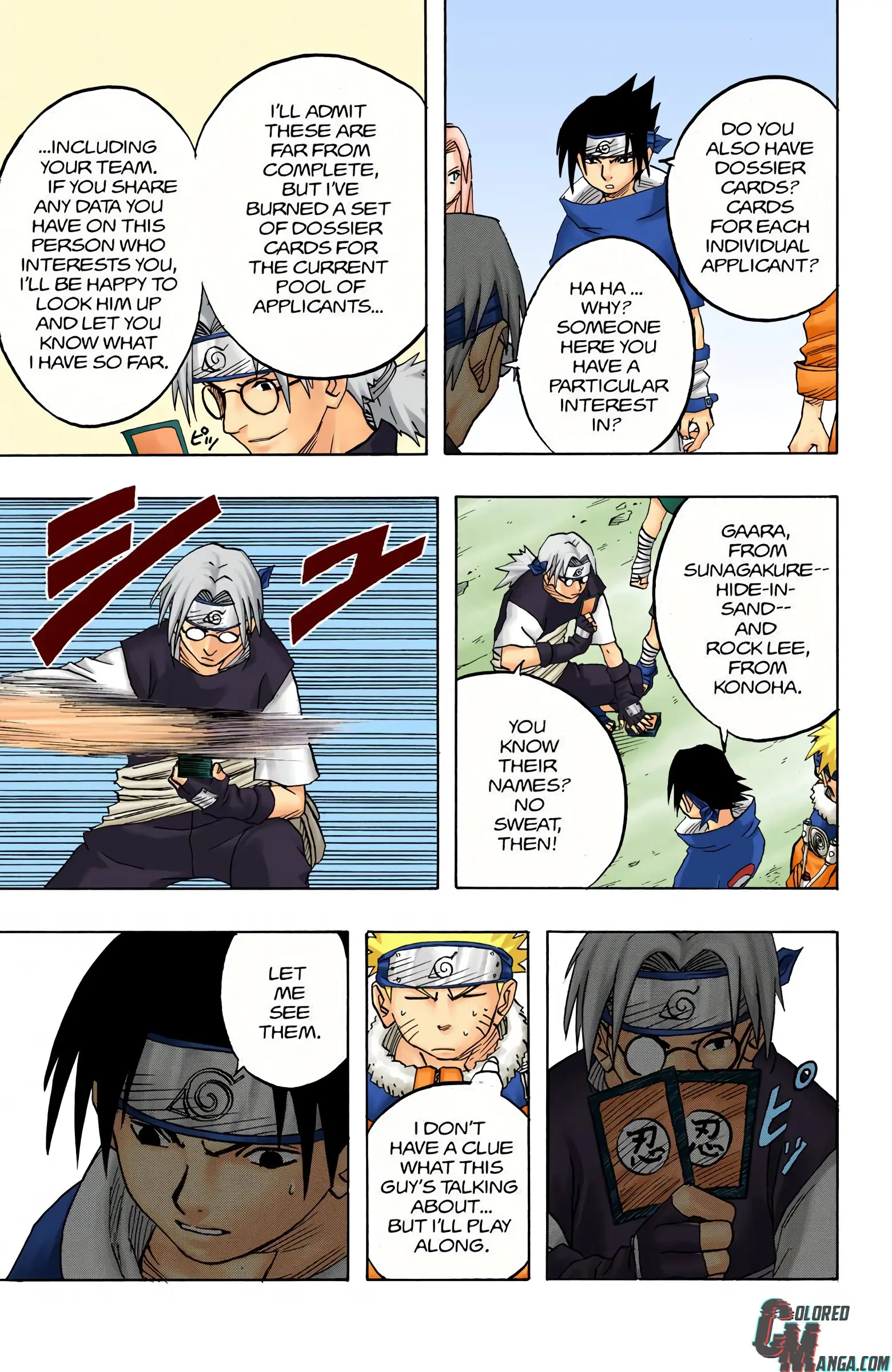 Naruto Colored Manga Online, chapter 39, page 11