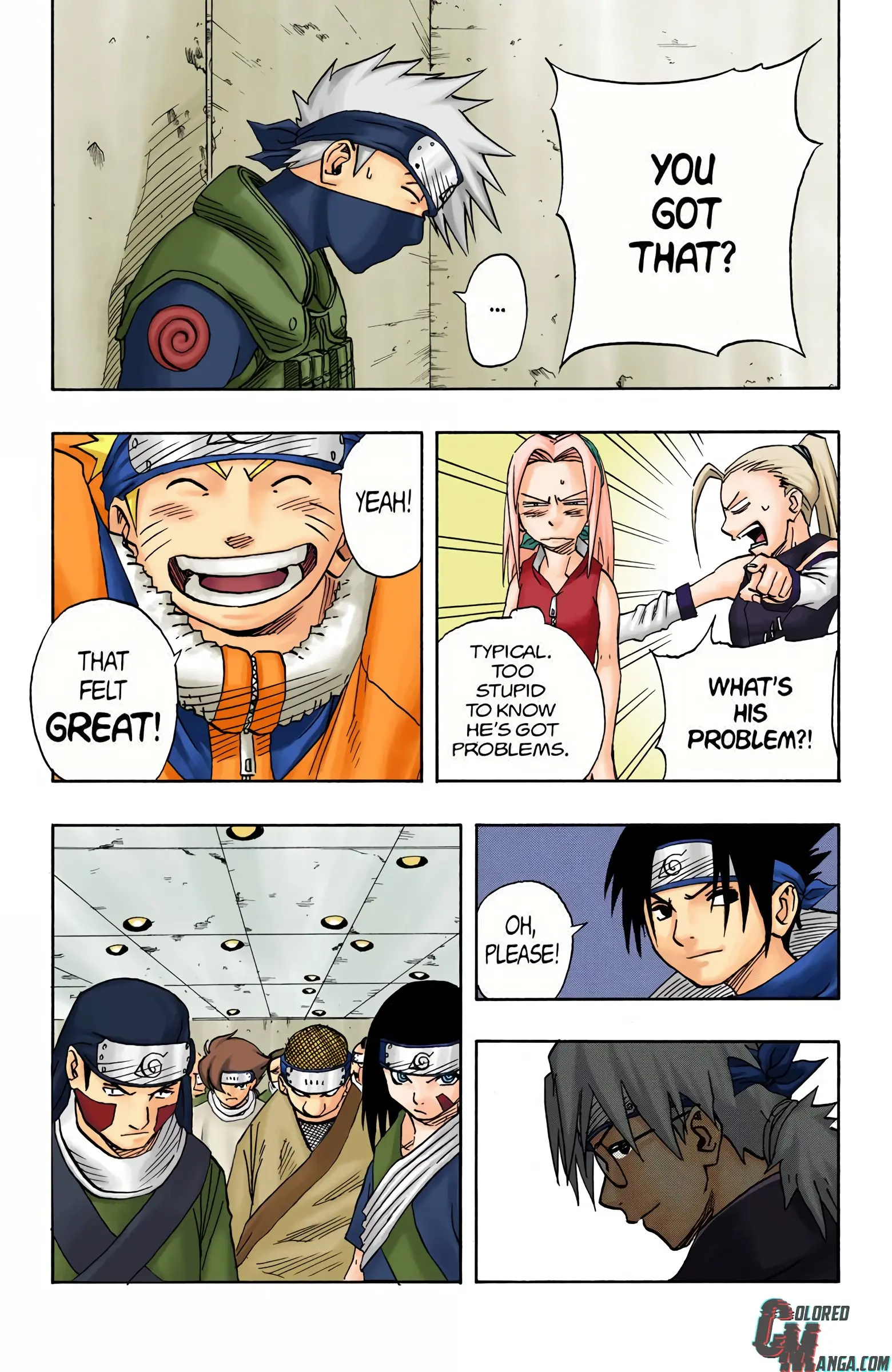 Naruto Colored Manga Online, chapter 39, page 17