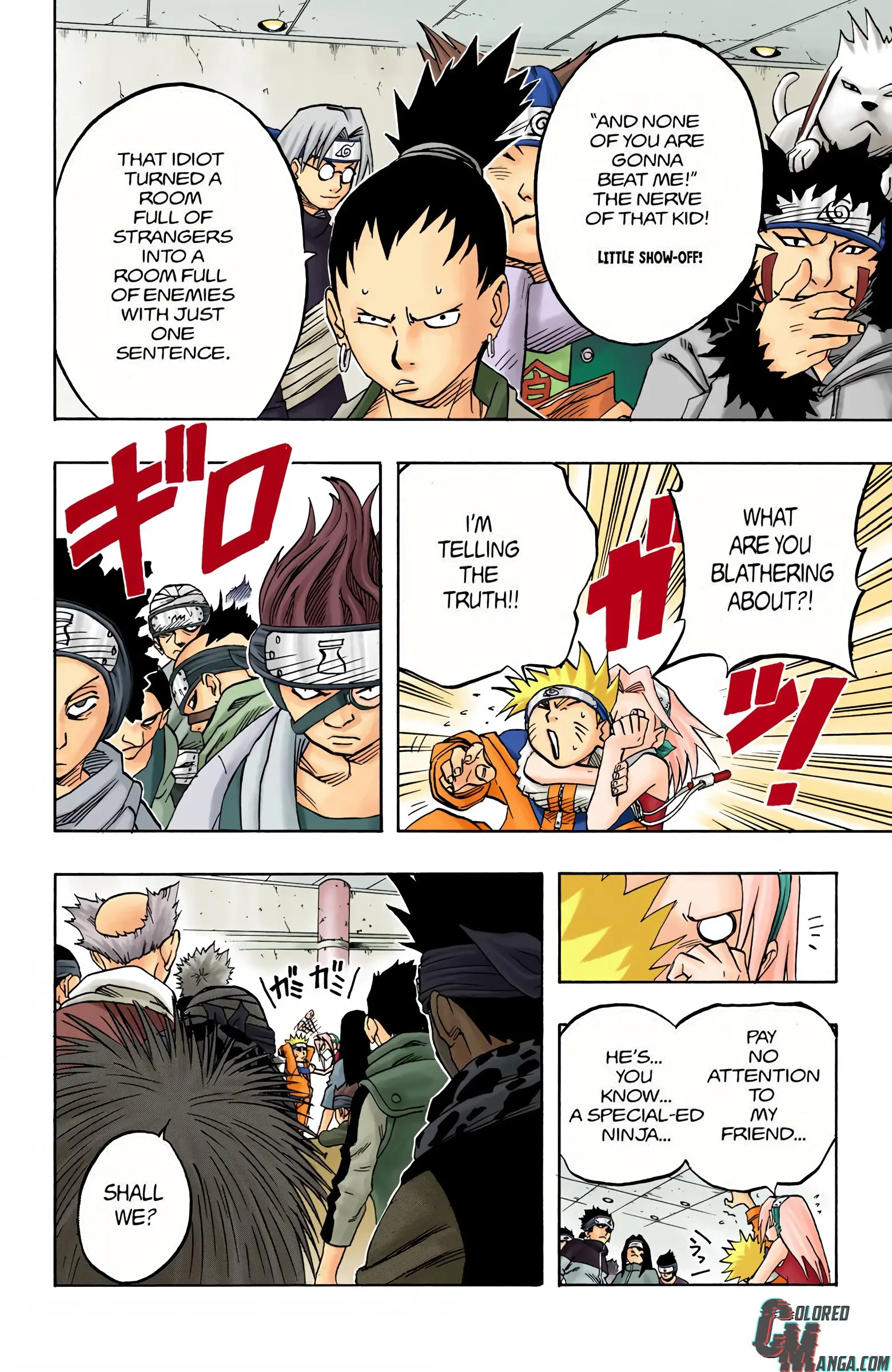 Naruto Colored Manga Online, chapter 40, page 2