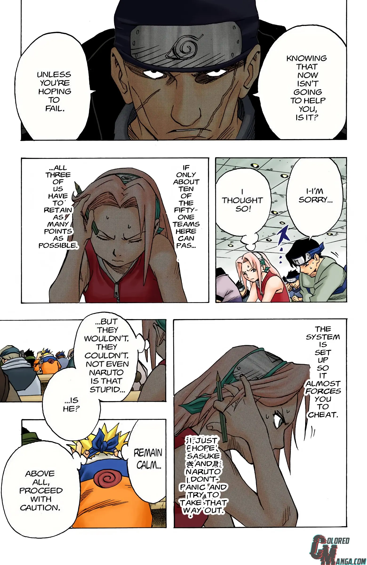Naruto Colored Manga Online, chapter 41, page 9