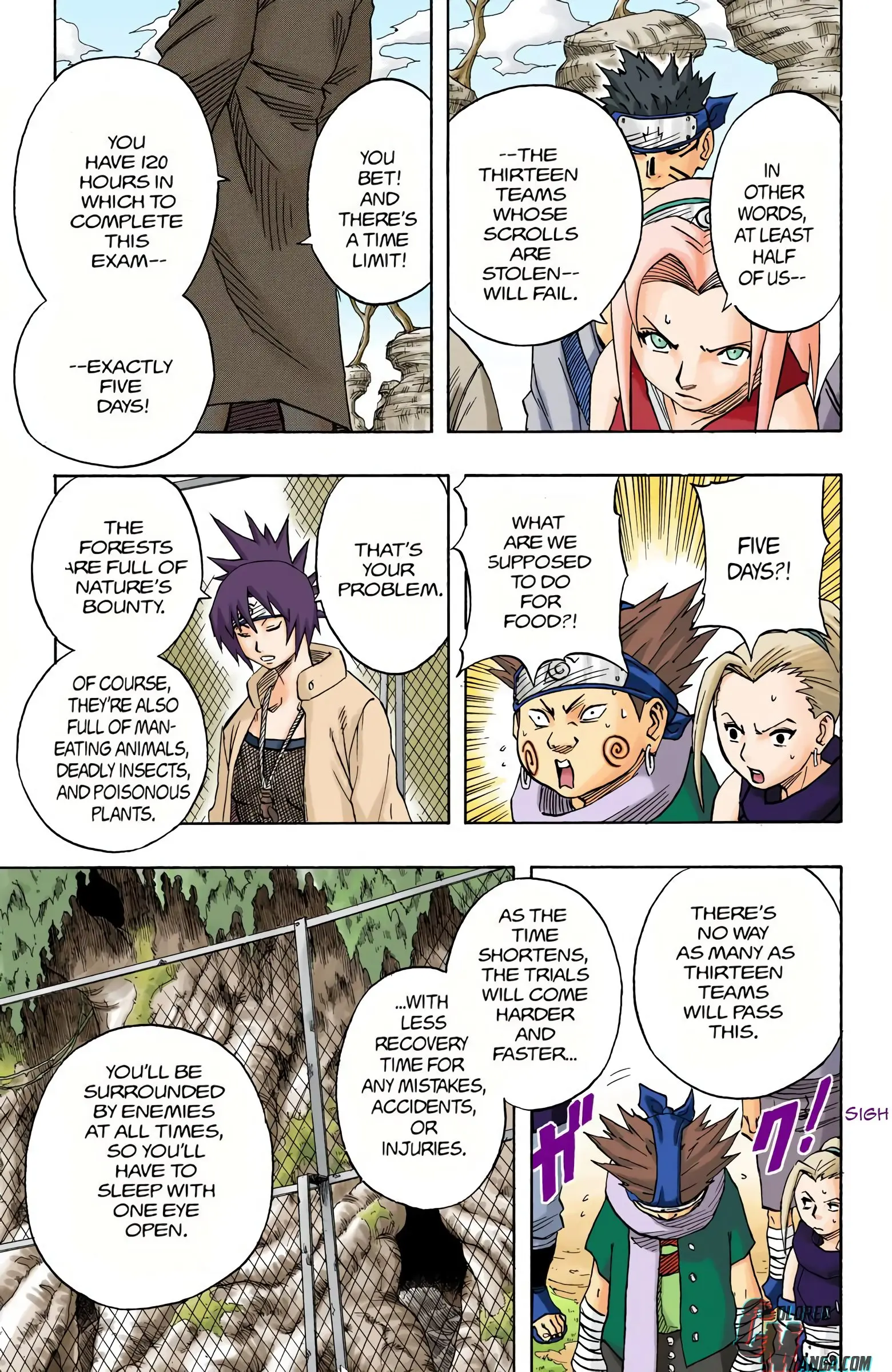Naruto Colored Manga Online, chapter 45, page 11