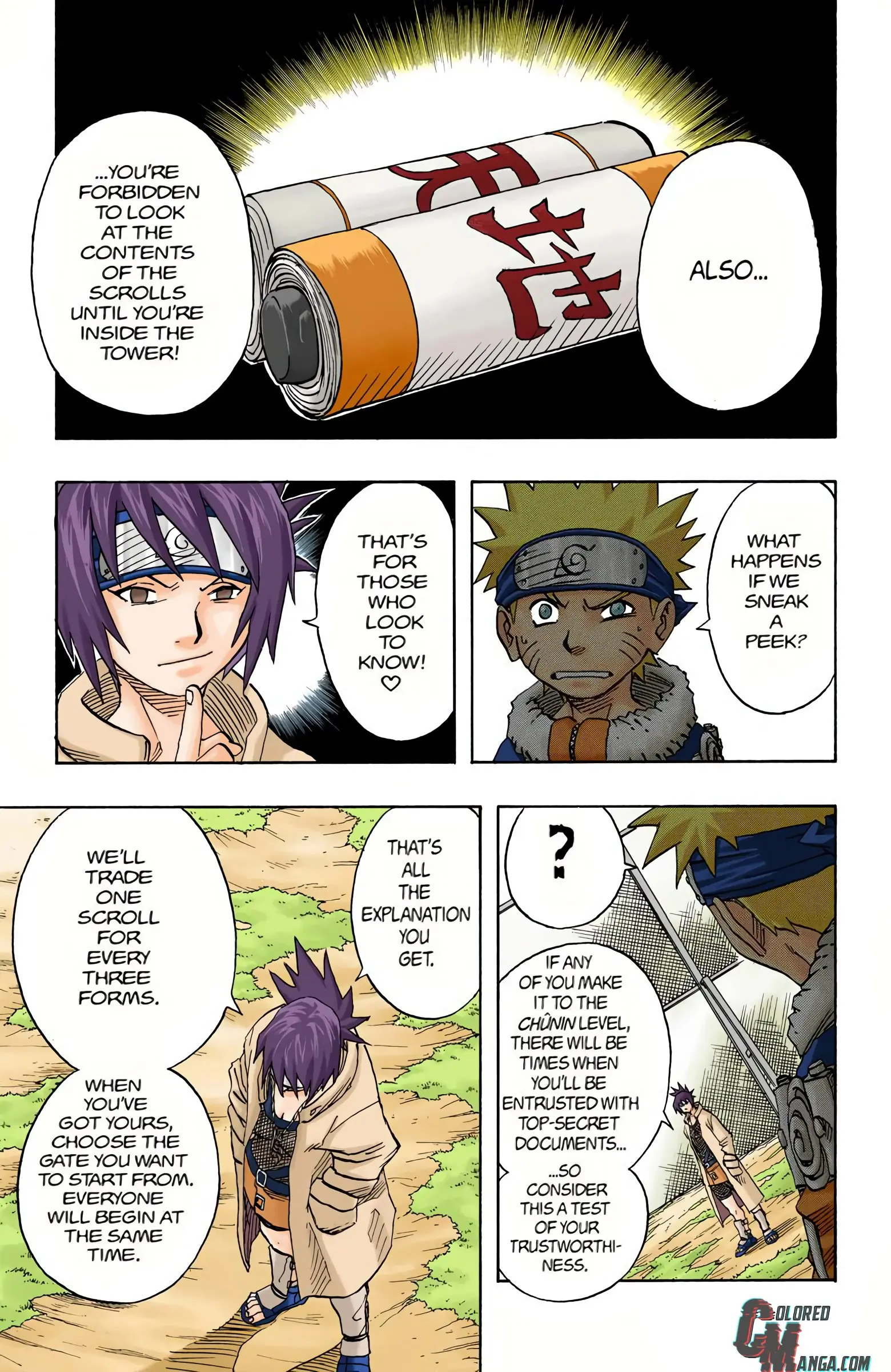 Naruto Colored Manga Online, chapter 45, page 13