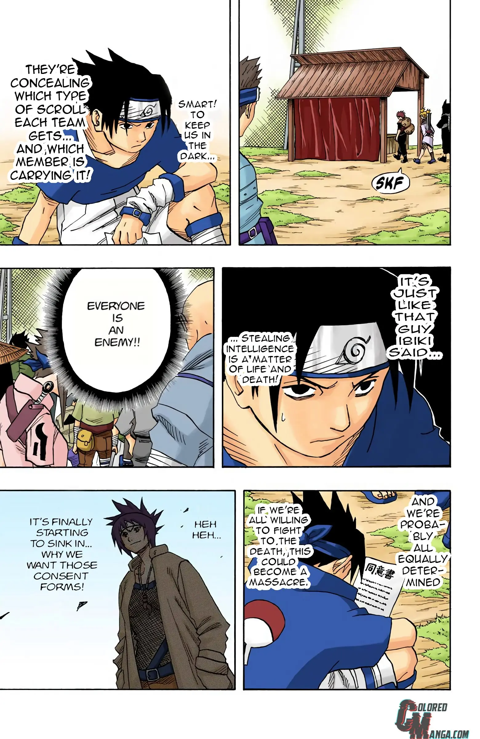 Naruto Colored Manga Online, chapter 45, page 15