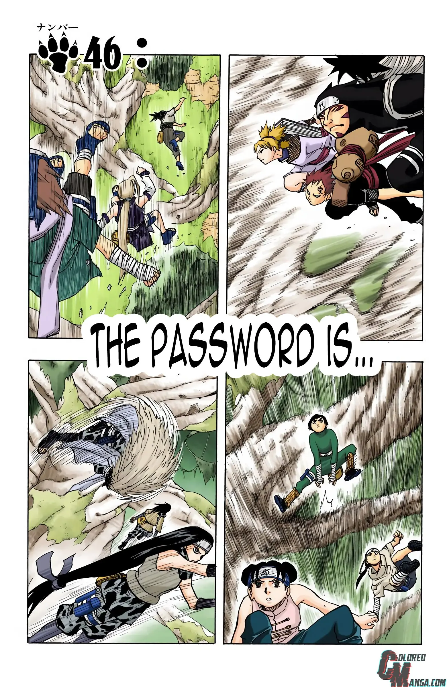 Naruto Colored Manga Online, chapter 46, page 7