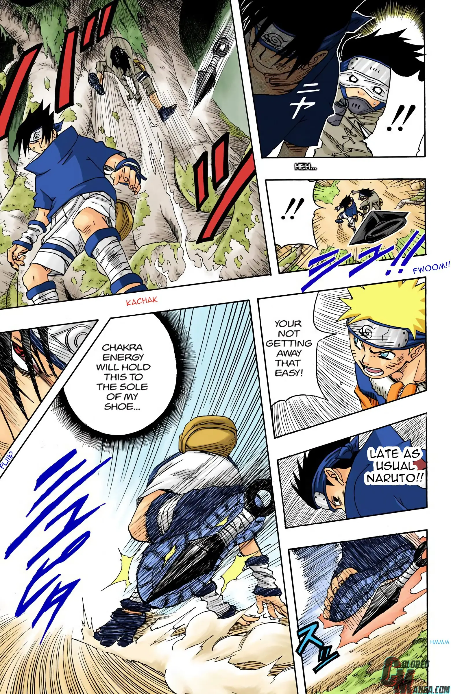 Naruto Colored Manga Online, chapter 46, page 17