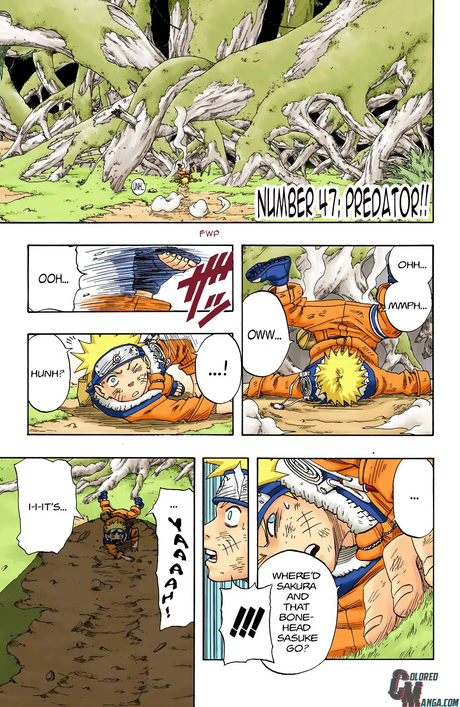 Naruto Colored Manga Online, chapter 47, page 1