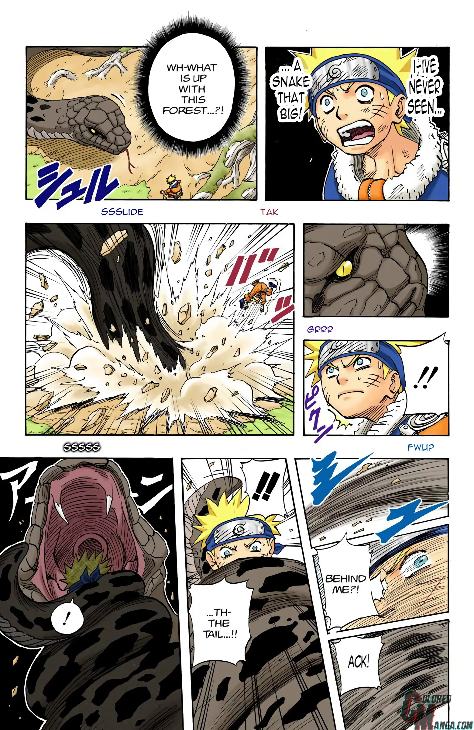 Naruto Colored Manga Online, chapter 47, page 3