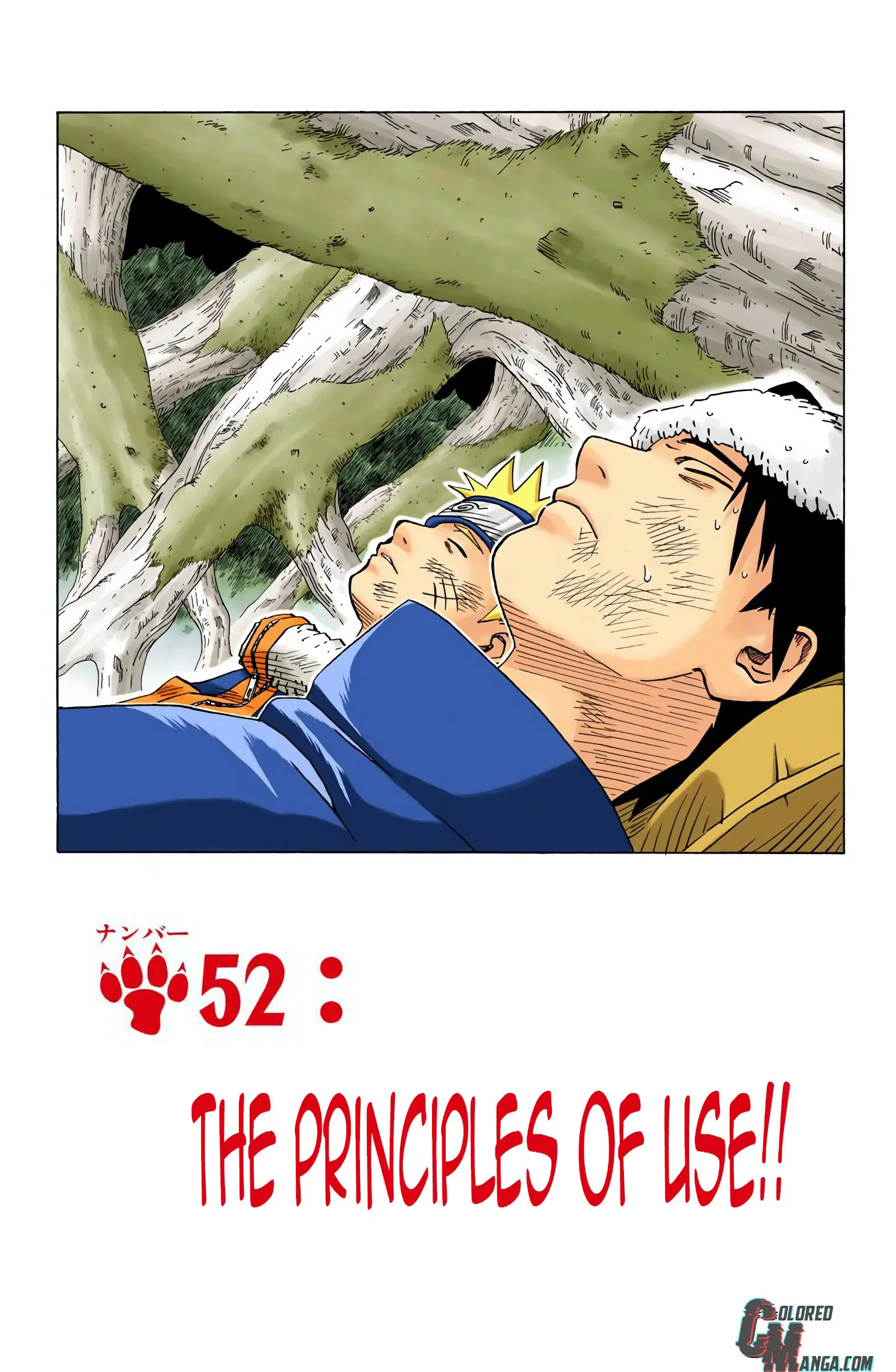 Naruto Colored Manga Online, chapter 52, page 1