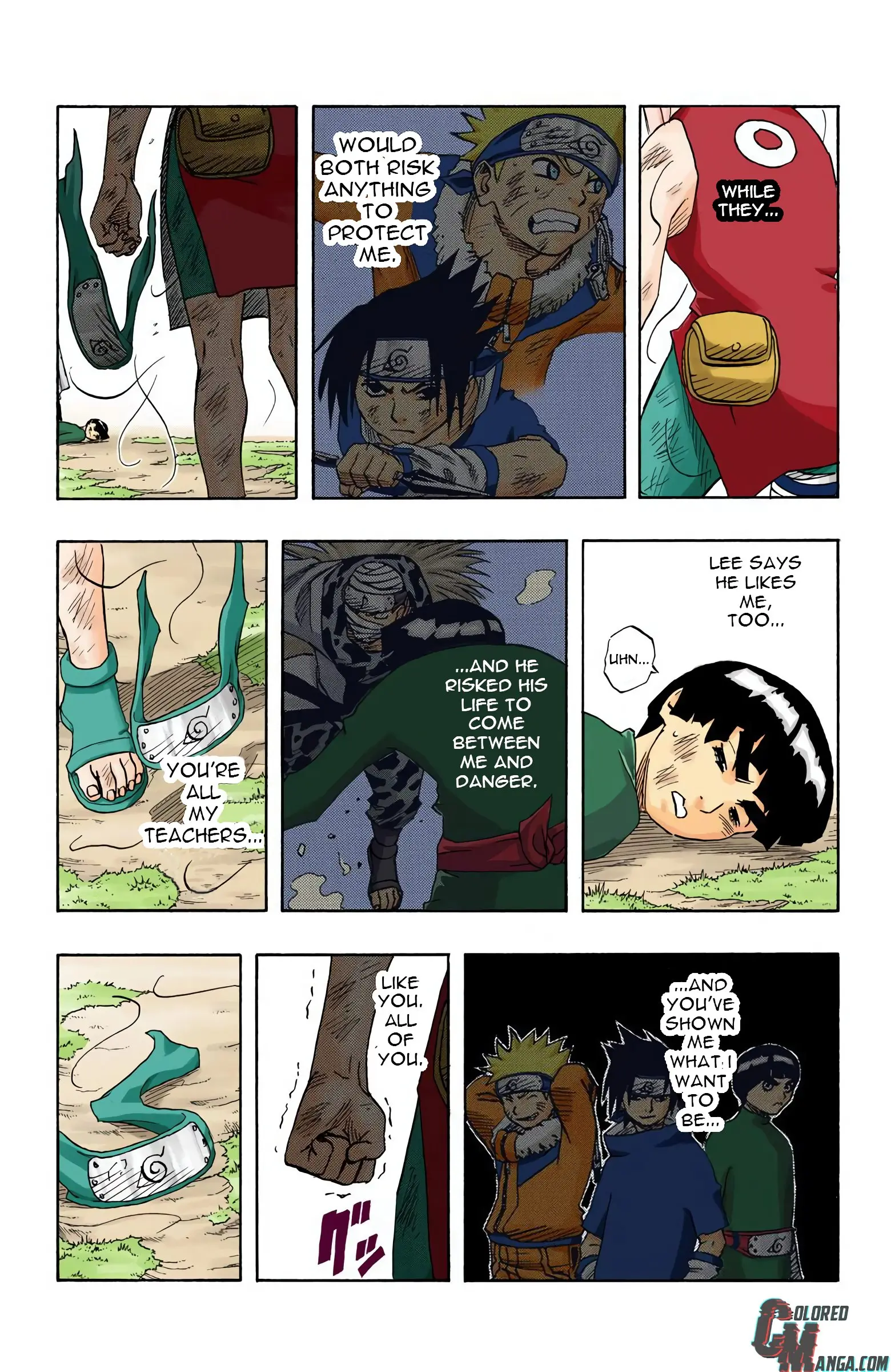 Naruto Colored Manga Online, chapter 54, page 3
