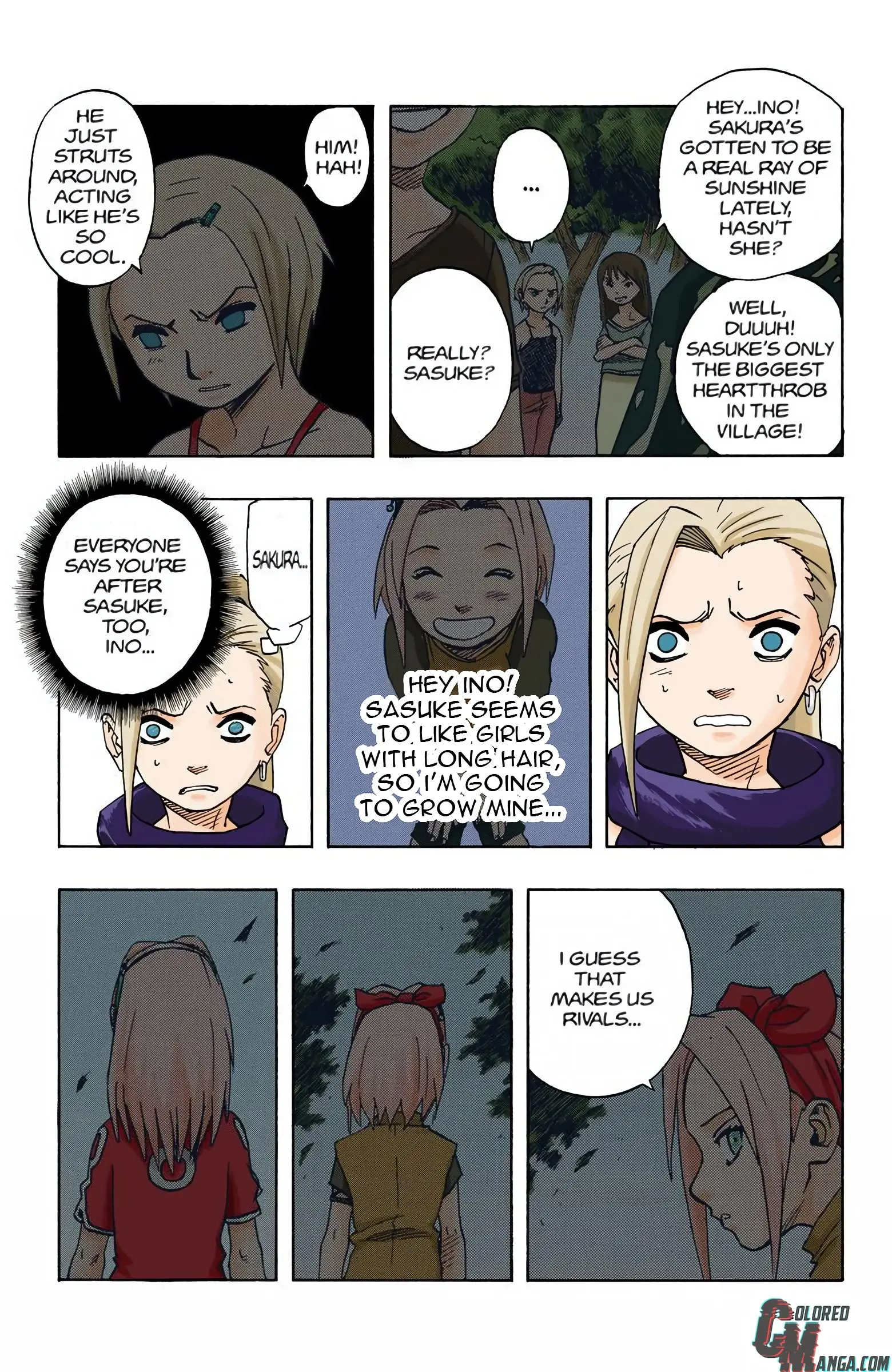 Naruto Colored Manga Online, chapter 54, page 13