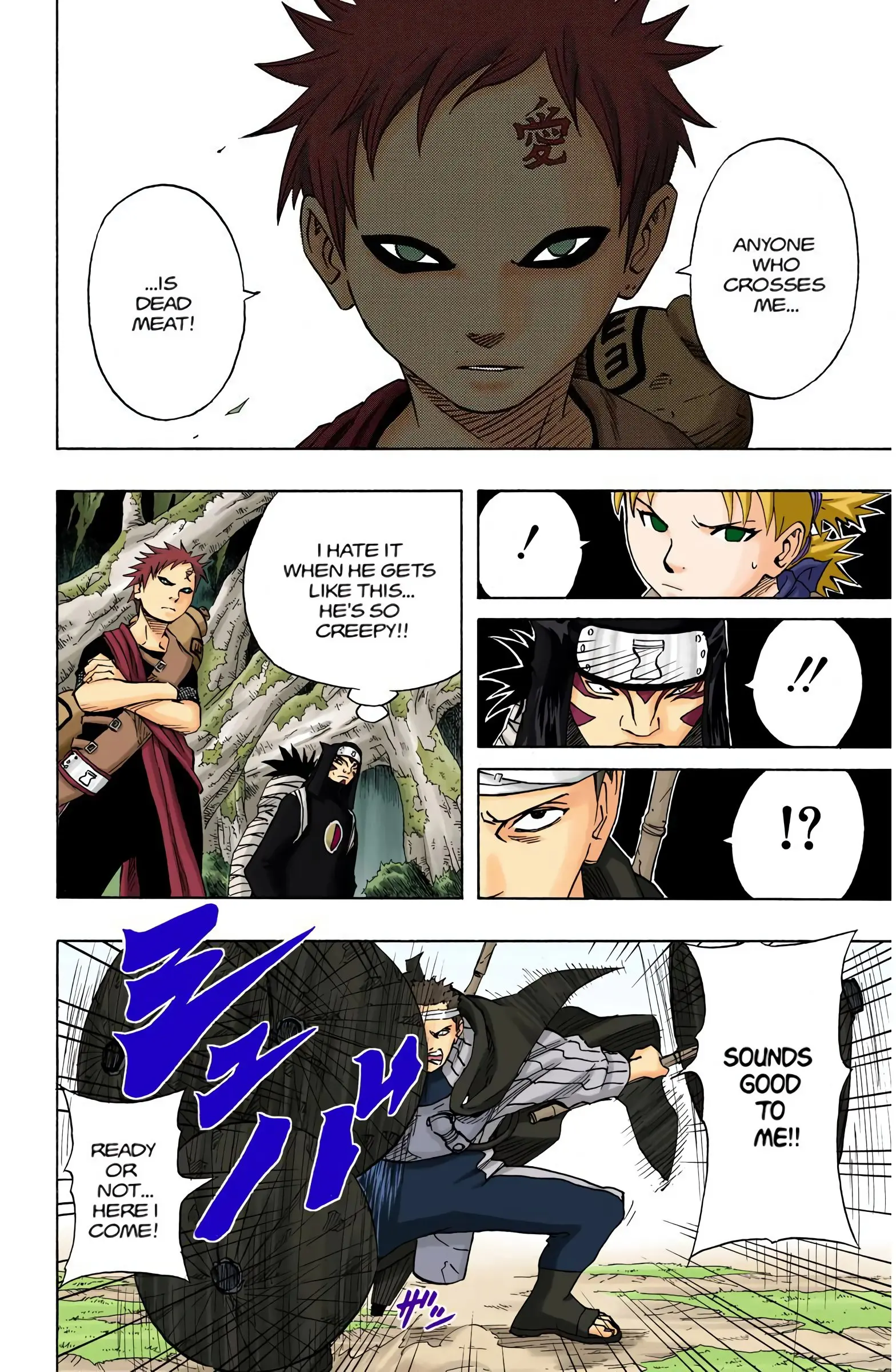 Naruto Colored Manga Online, chapter 58, page 14
