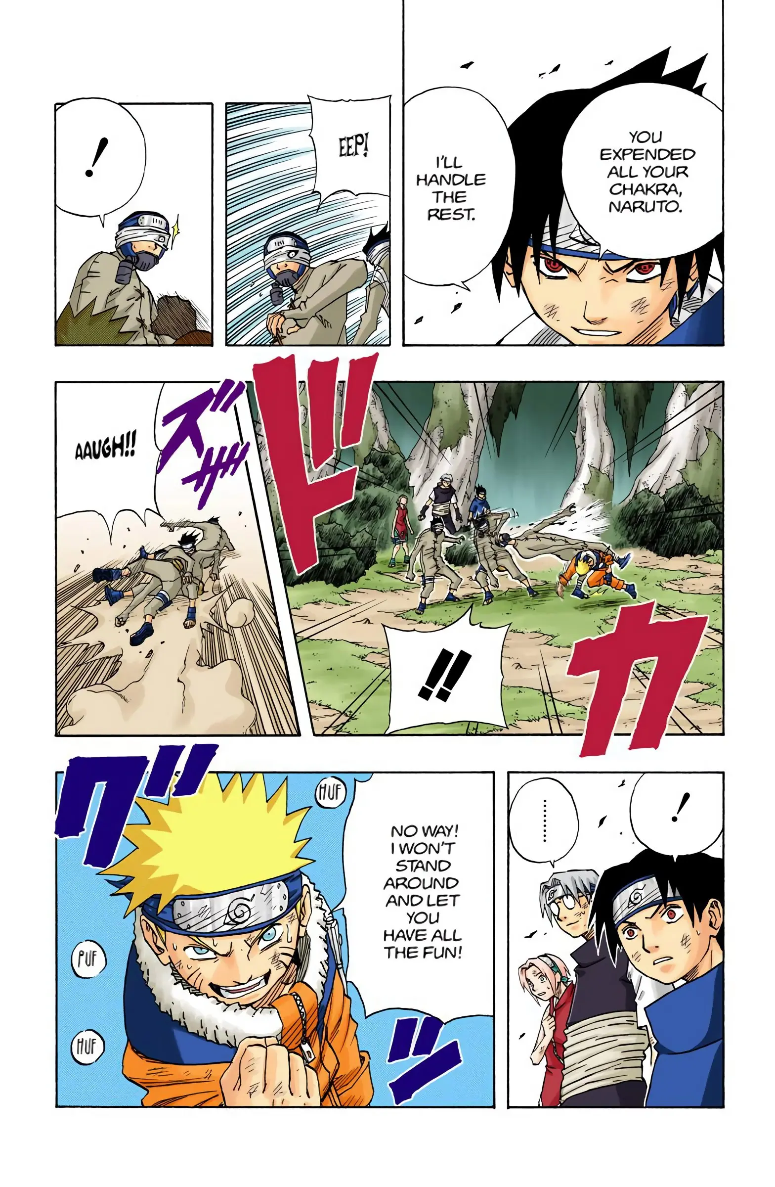 Naruto Colored Manga Online, chapter 62, page 18