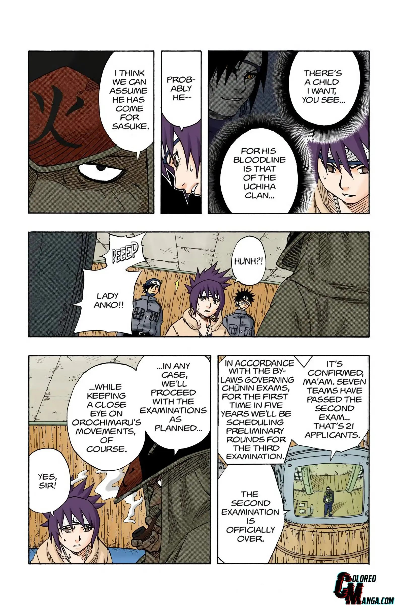 Naruto Colored Manga Online, chapter 64, page 20