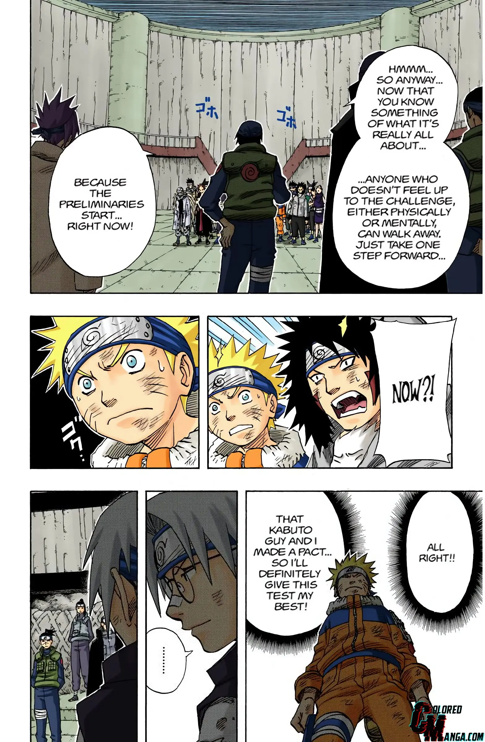 Naruto Colored Manga Online, chapter 65, page 17