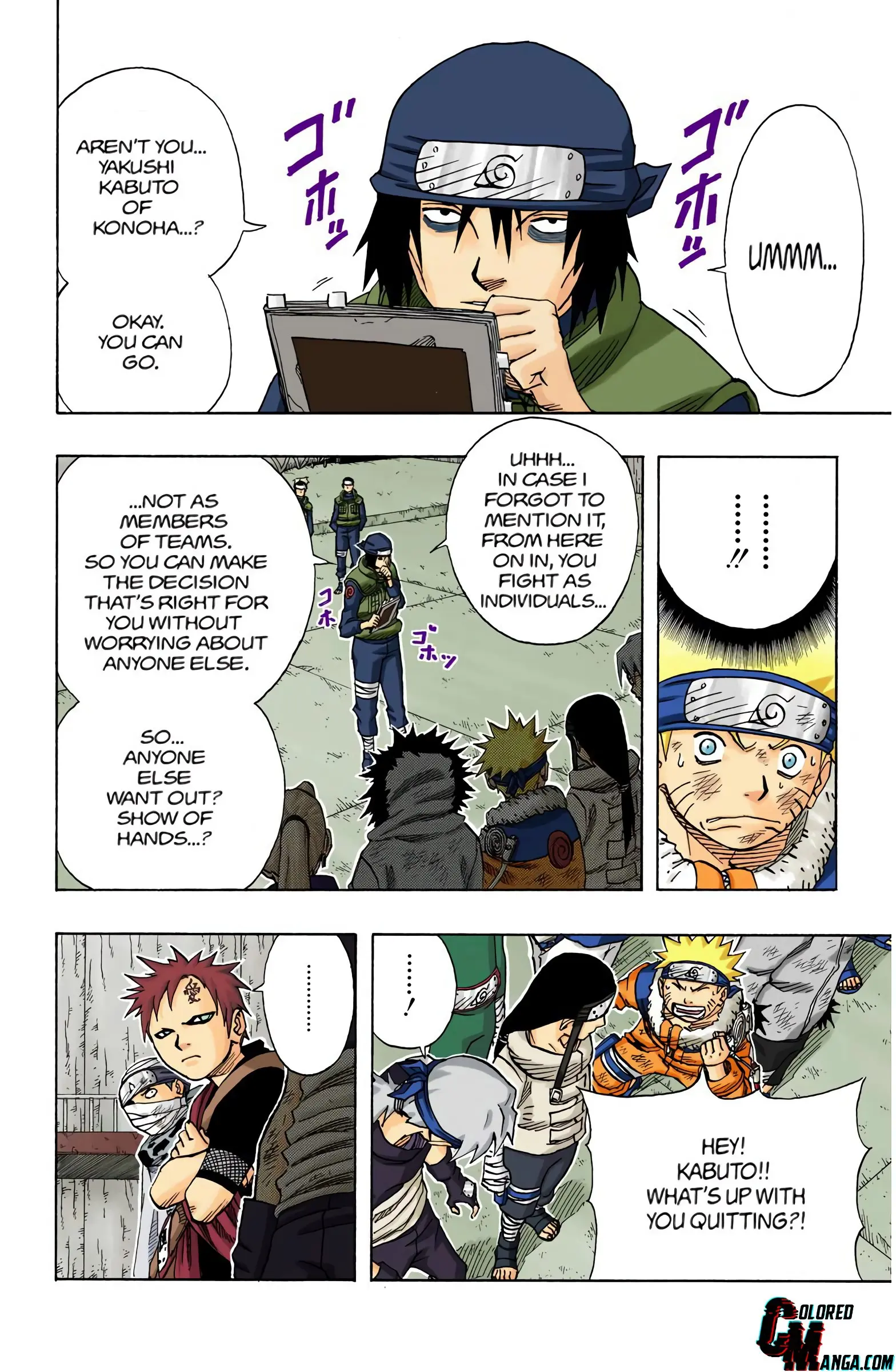 Naruto Colored Manga Online, chapter 66, page 2