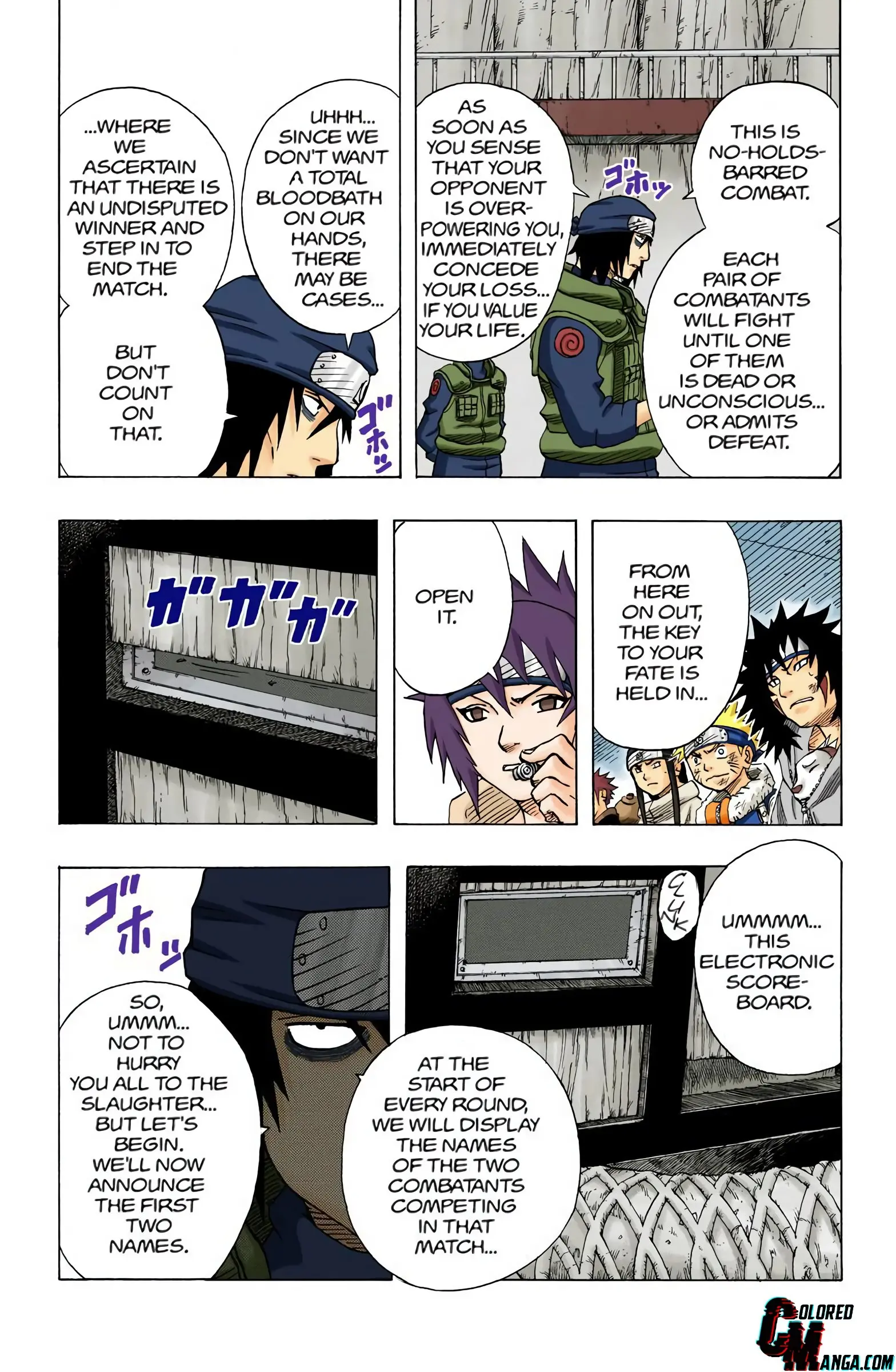 Naruto Colored Manga Online, chapter 66, page 17