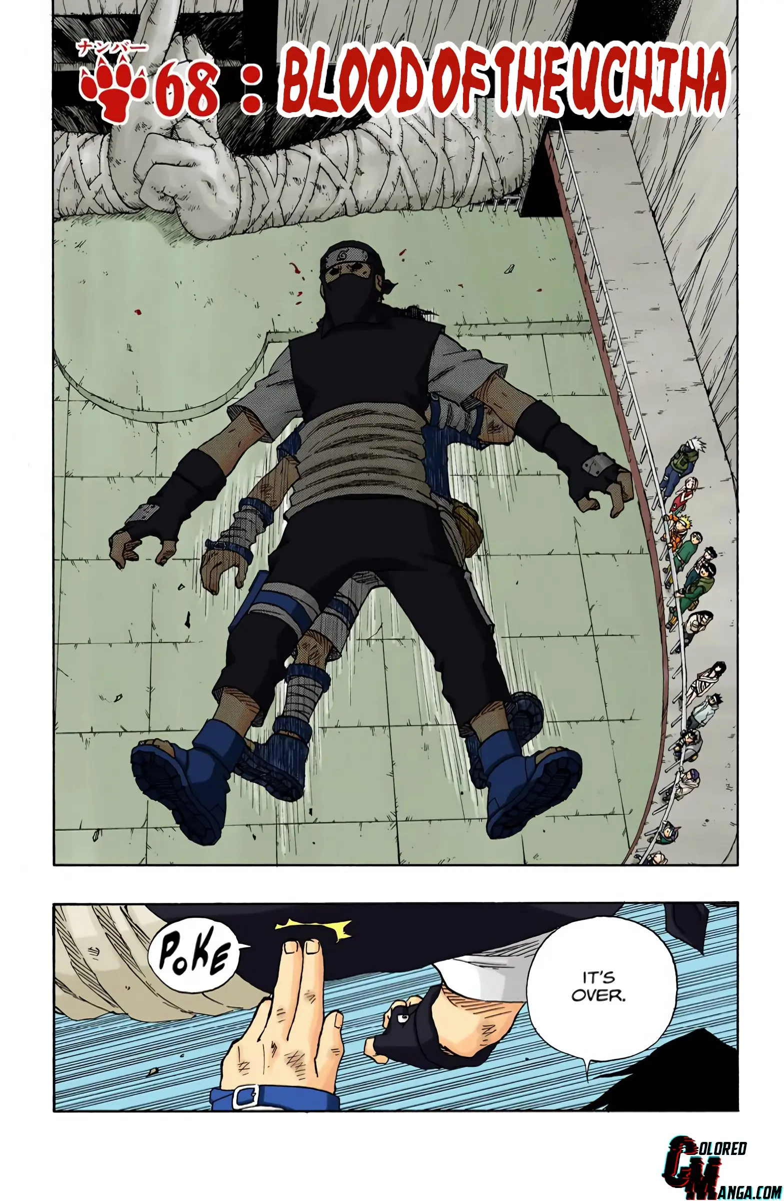Naruto Colored Manga Online, chapter 68, page 1
