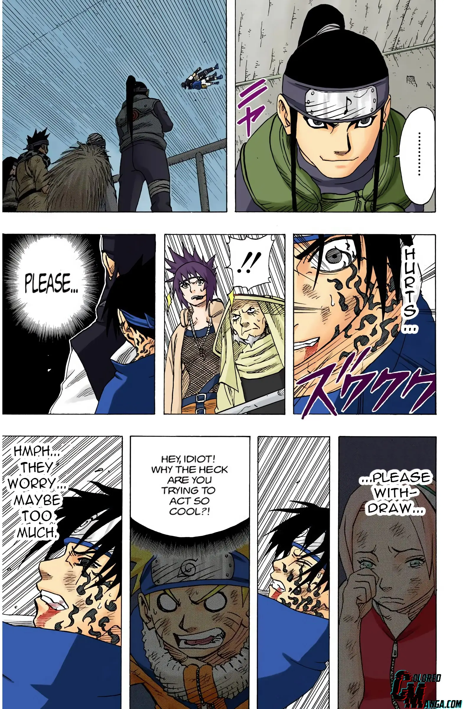 Naruto Colored Manga Online, chapter 68, page 3