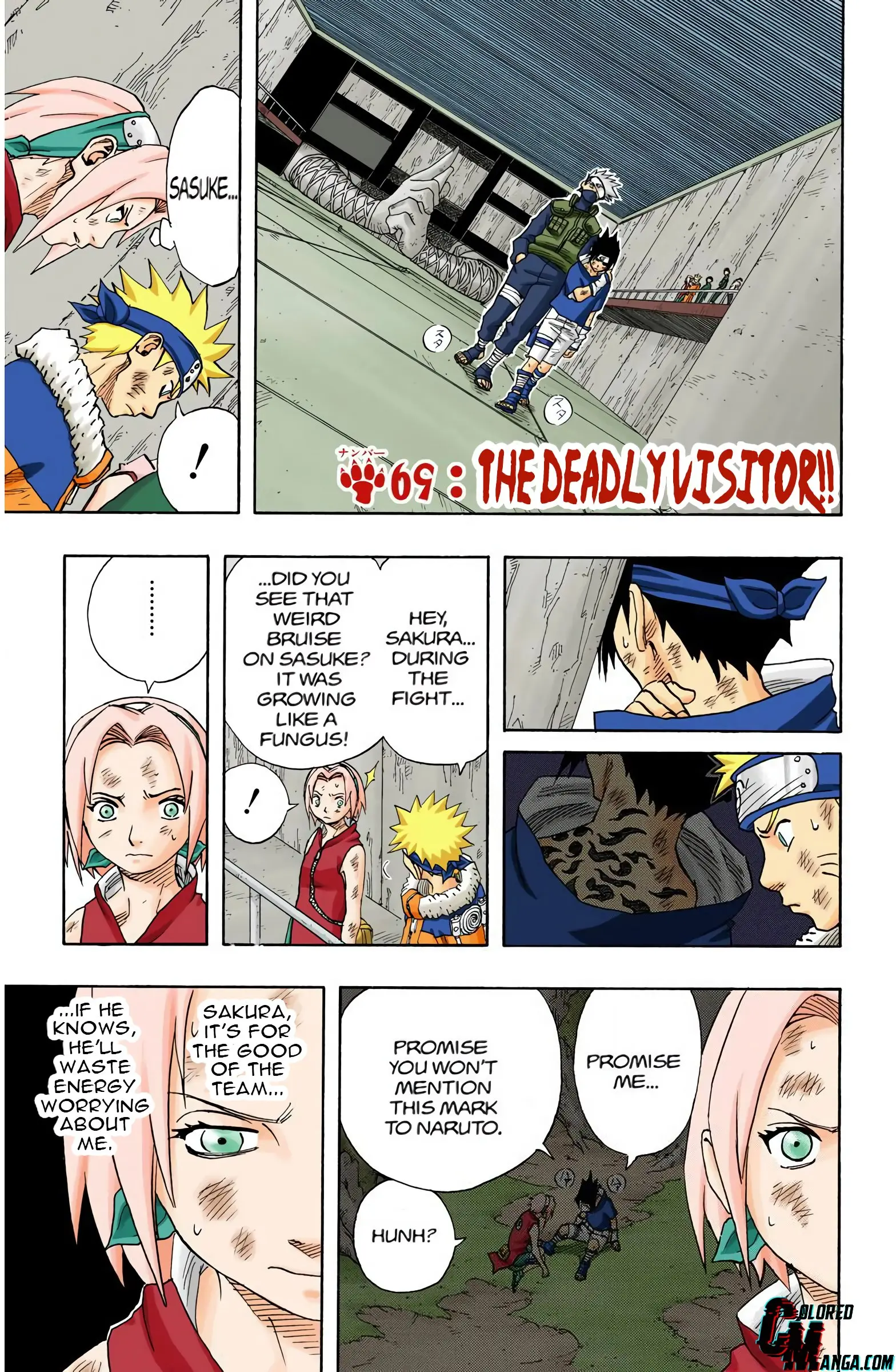 Naruto Colored Manga Online, chapter 69, page 1