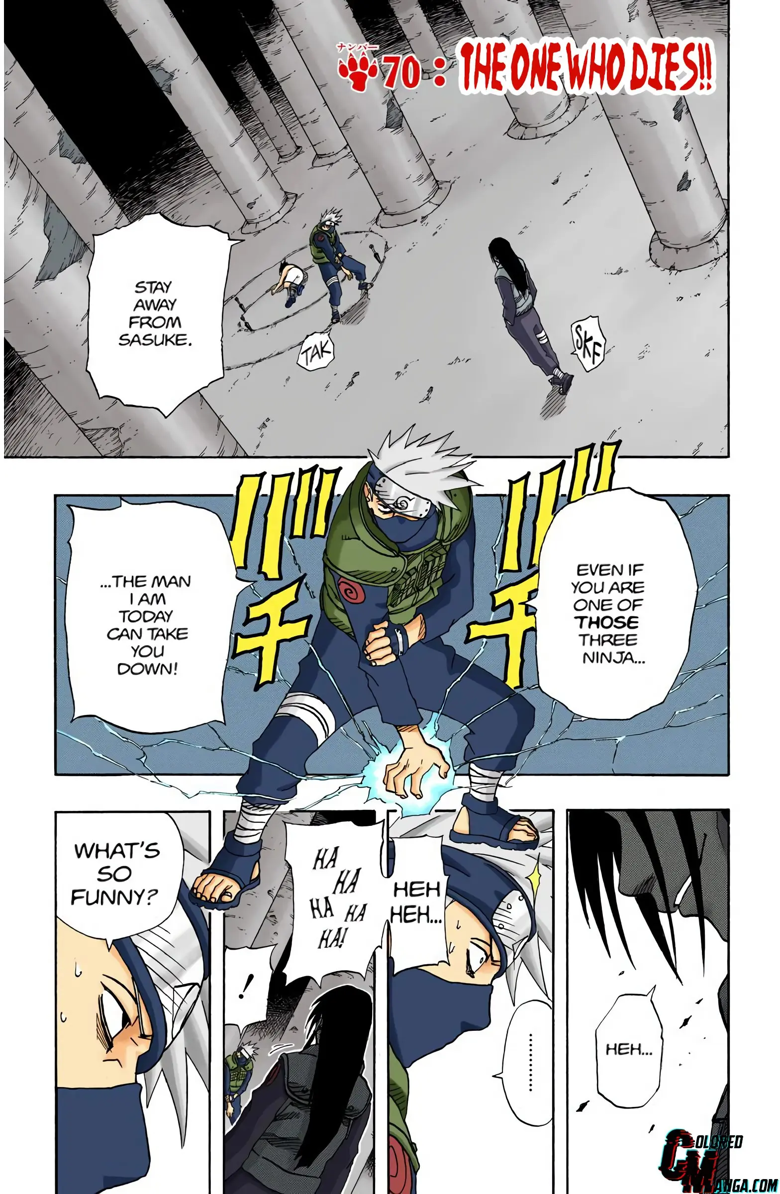 Naruto Colored Manga Online, chapter 70, page 1