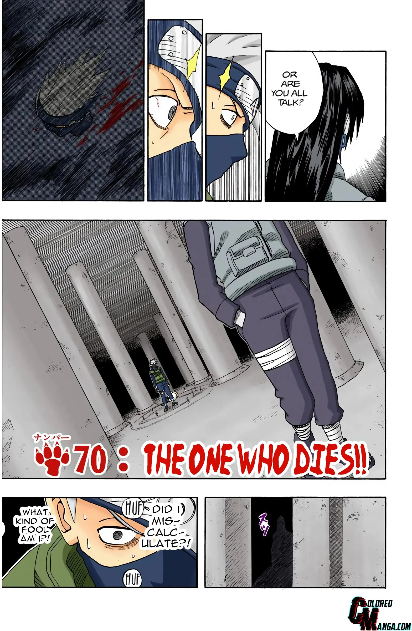 Naruto Colored Manga Online, chapter 70, page 3