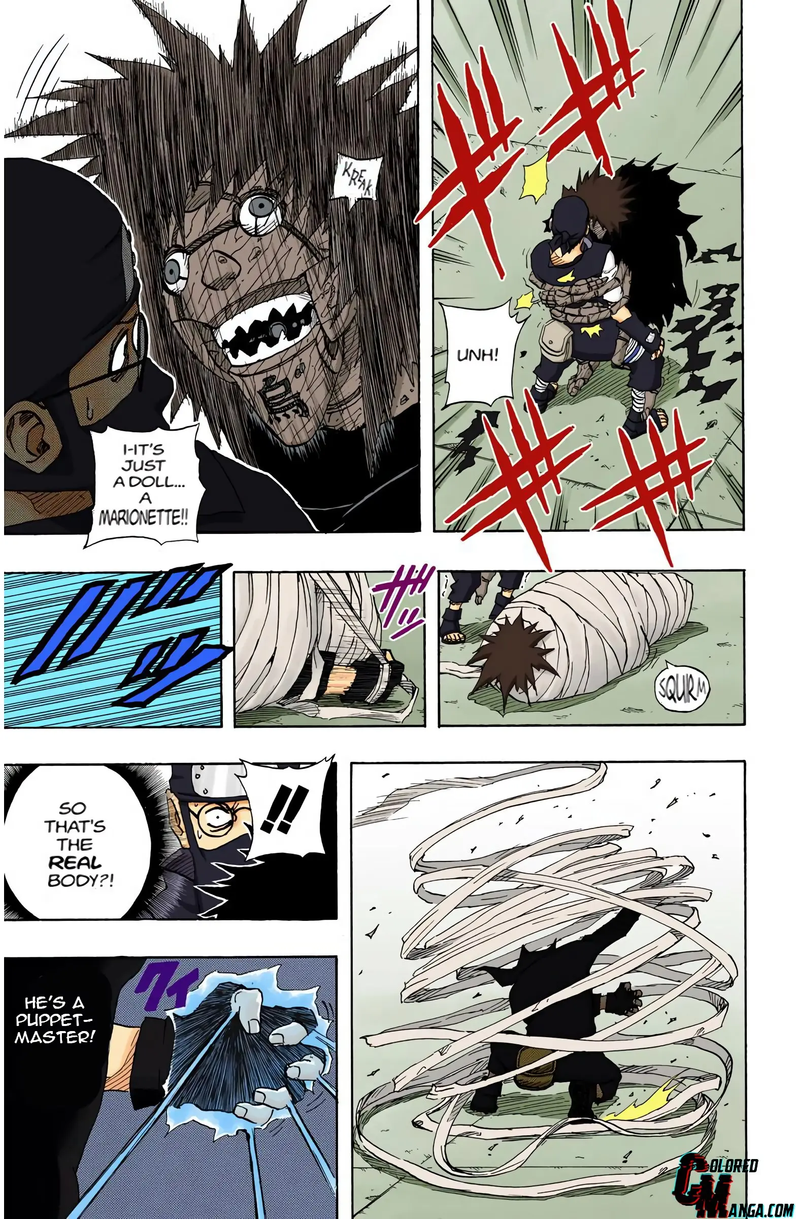 Naruto Colored Manga Online, chapter 70, page 17