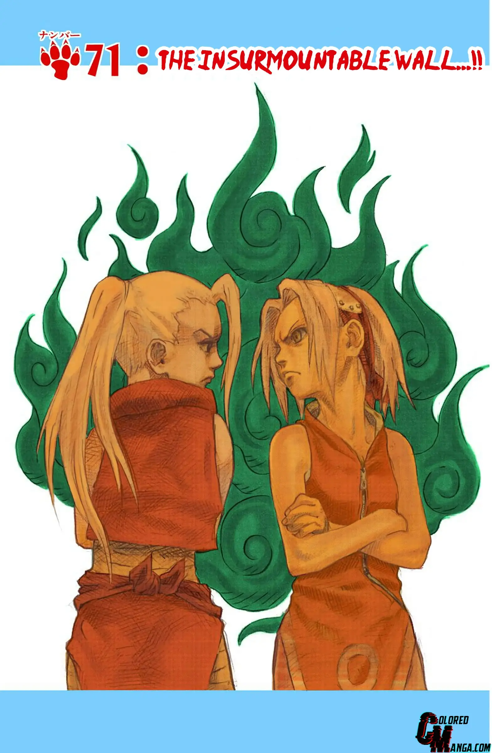 Naruto Colored Manga Online, chapter 71, page 1