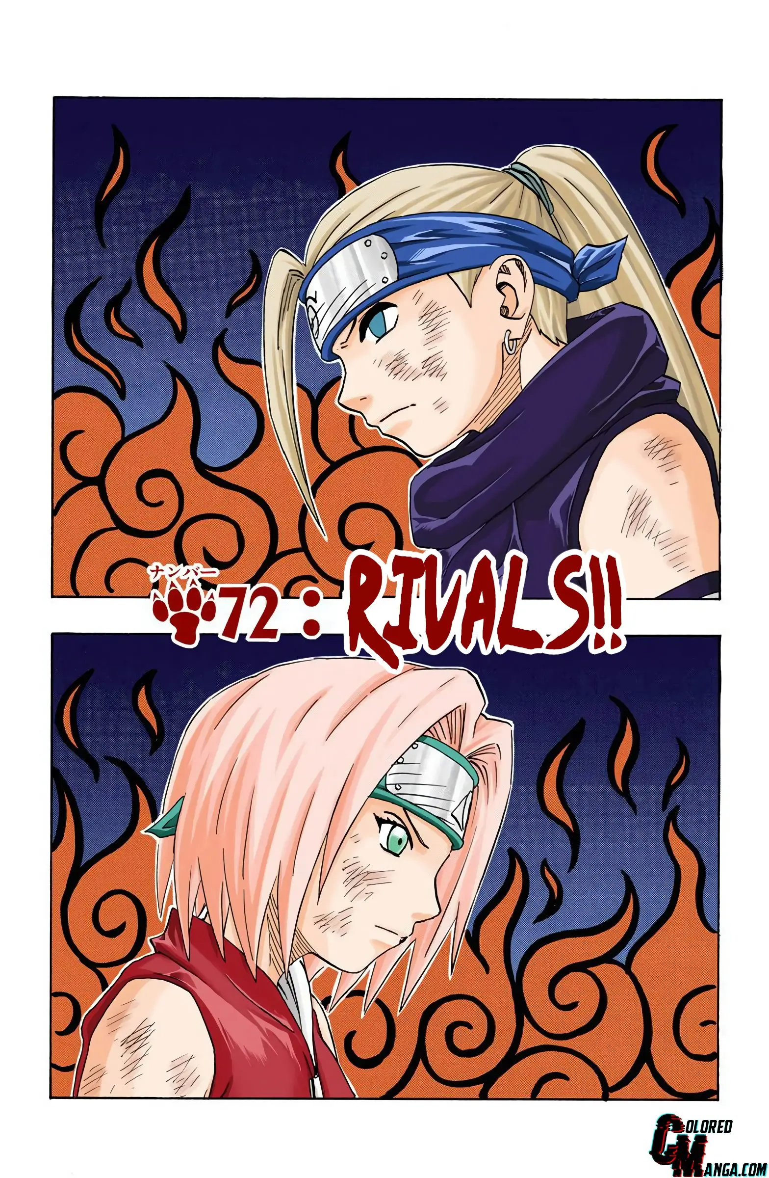 Naruto Colored Manga Online, chapter 72, page 1