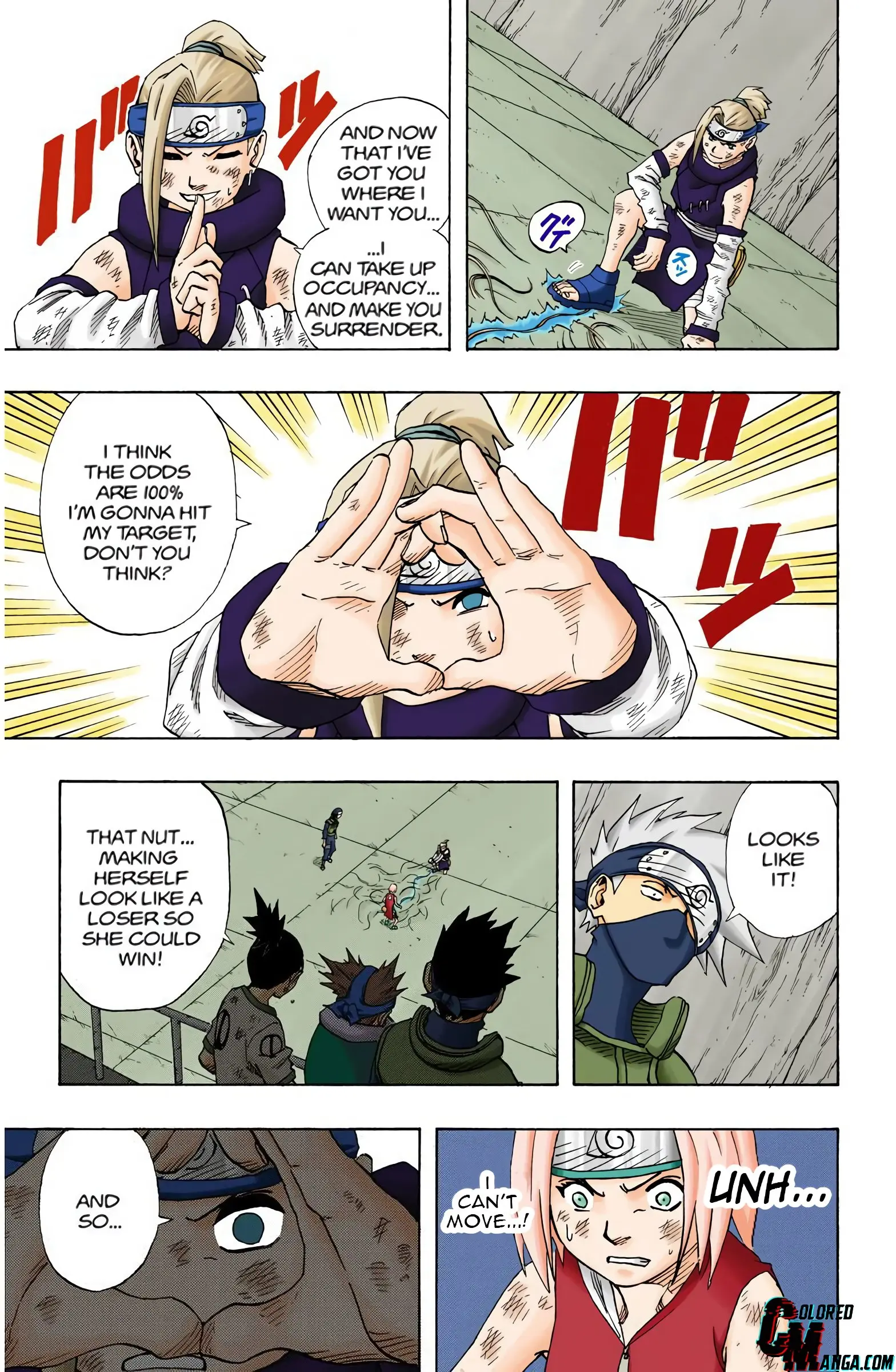 Naruto Colored Manga Online, chapter 72, page 17