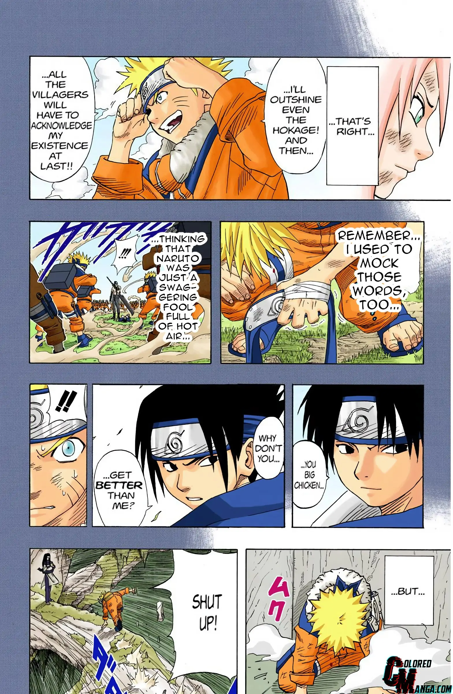 Naruto Colored Manga Online, chapter 75, page 8