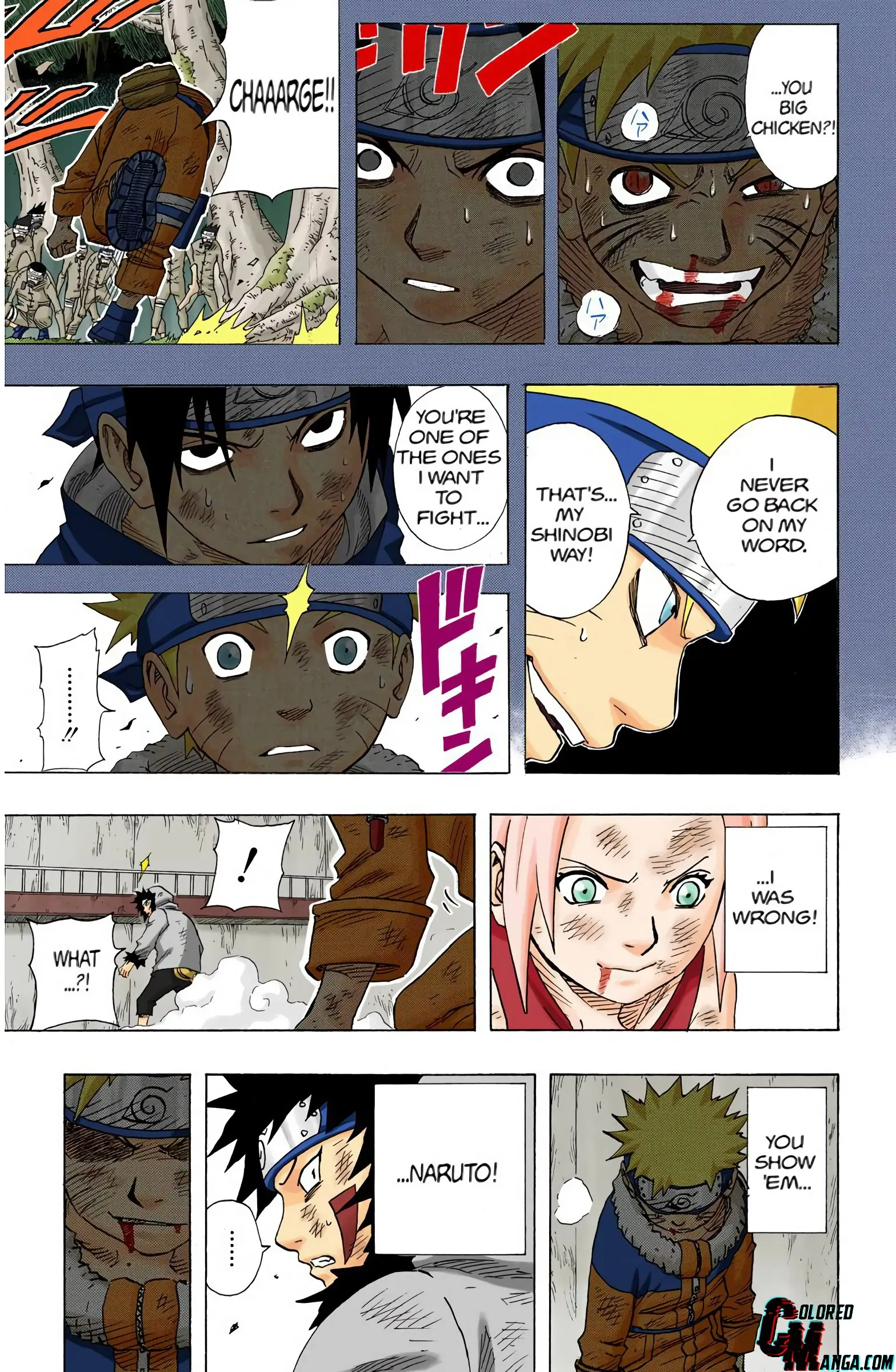 Naruto Colored Manga Online, chapter 75, page 9