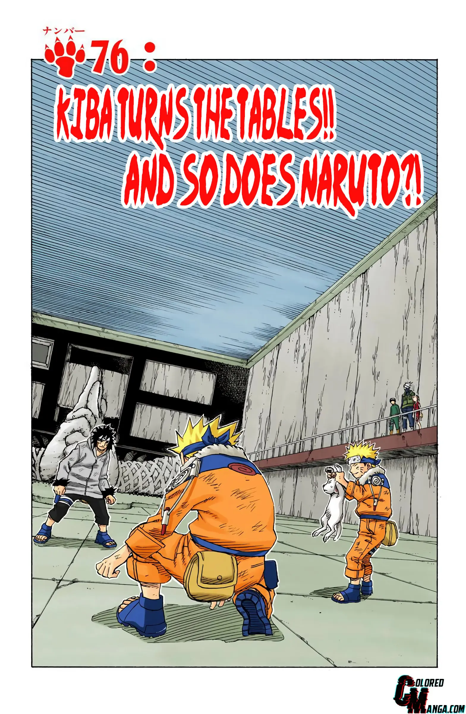 Naruto Colored Manga Online, chapter 76, page 1