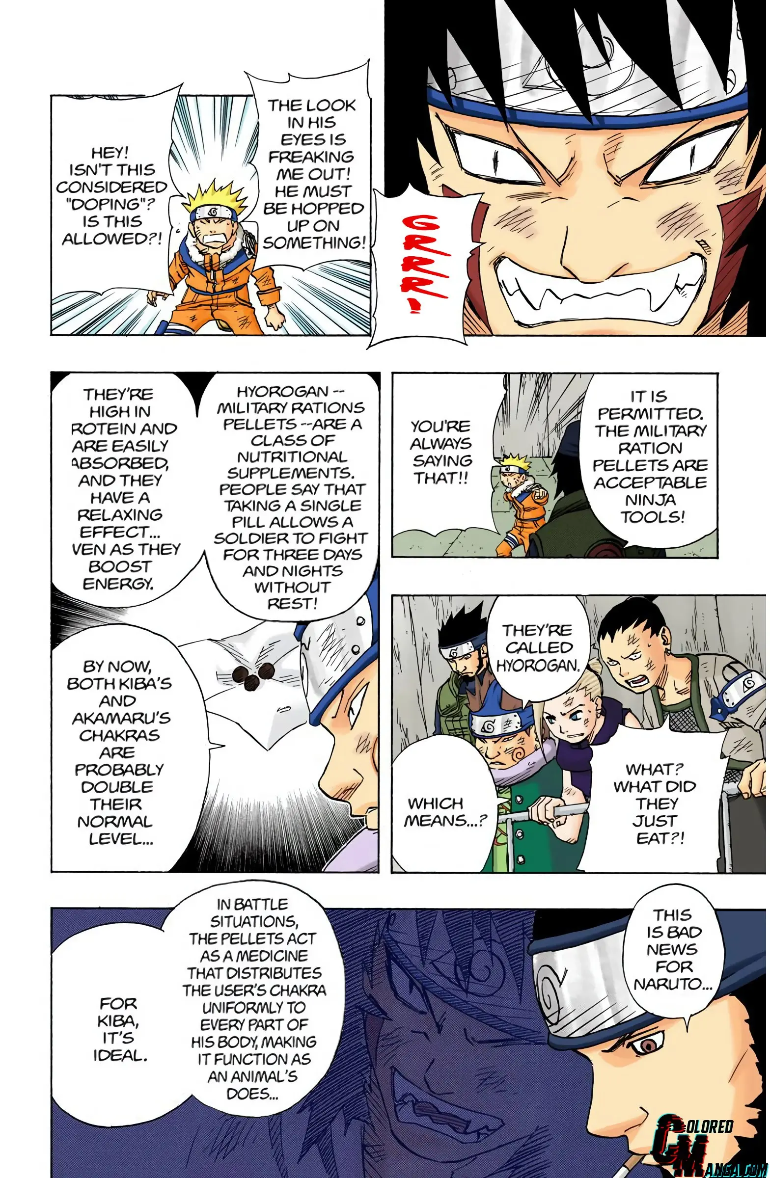 Naruto Colored Manga Online, chapter 76, page 5