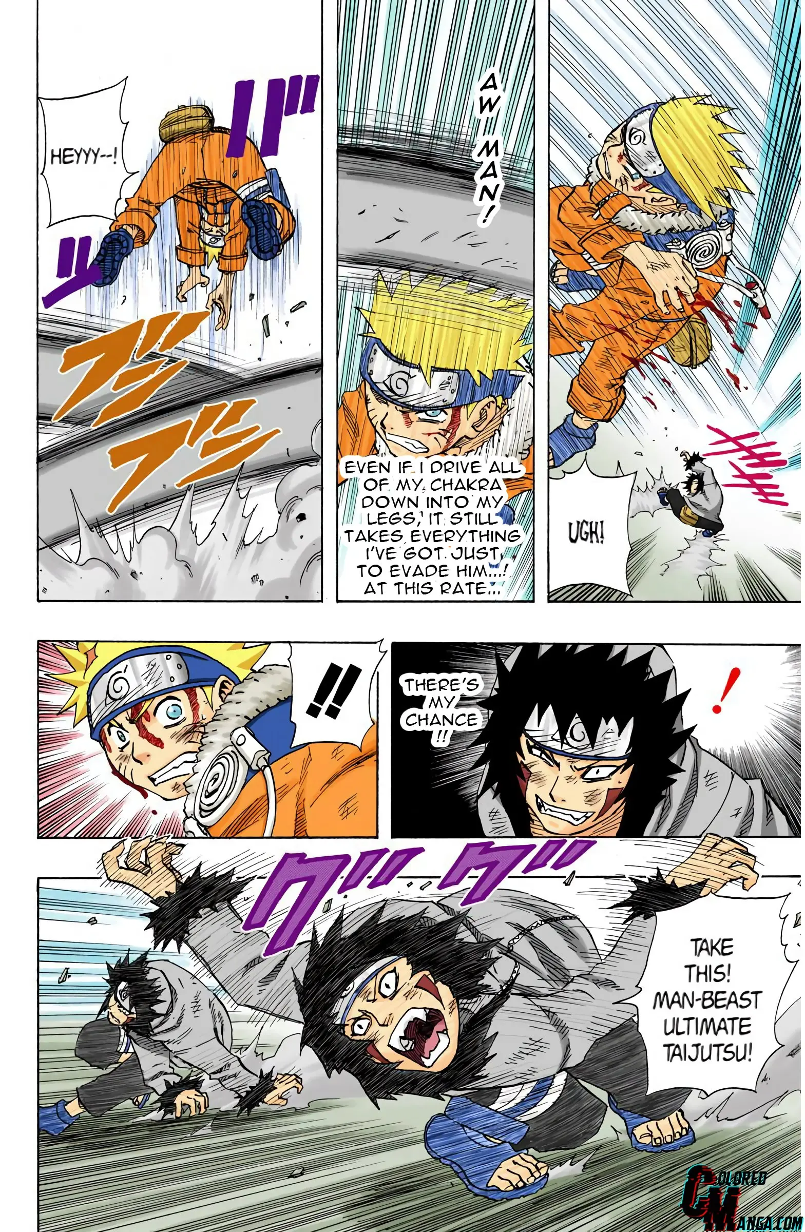 Naruto Colored Manga Online, chapter 76, page 7