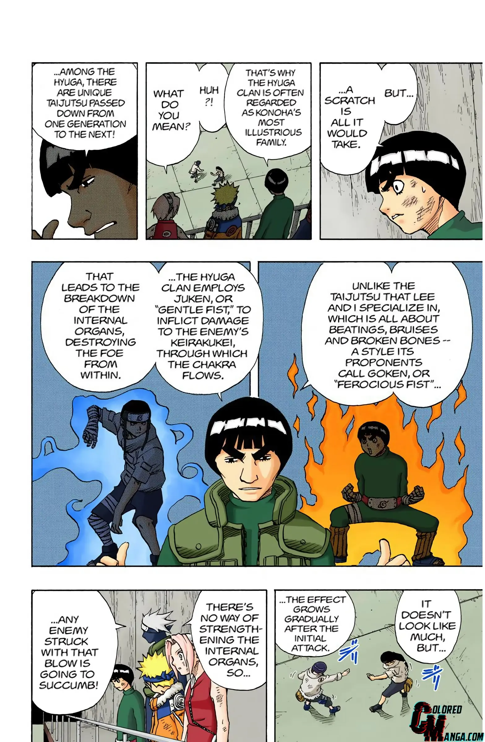 Naruto Colored Manga Online, chapter 79, page 8