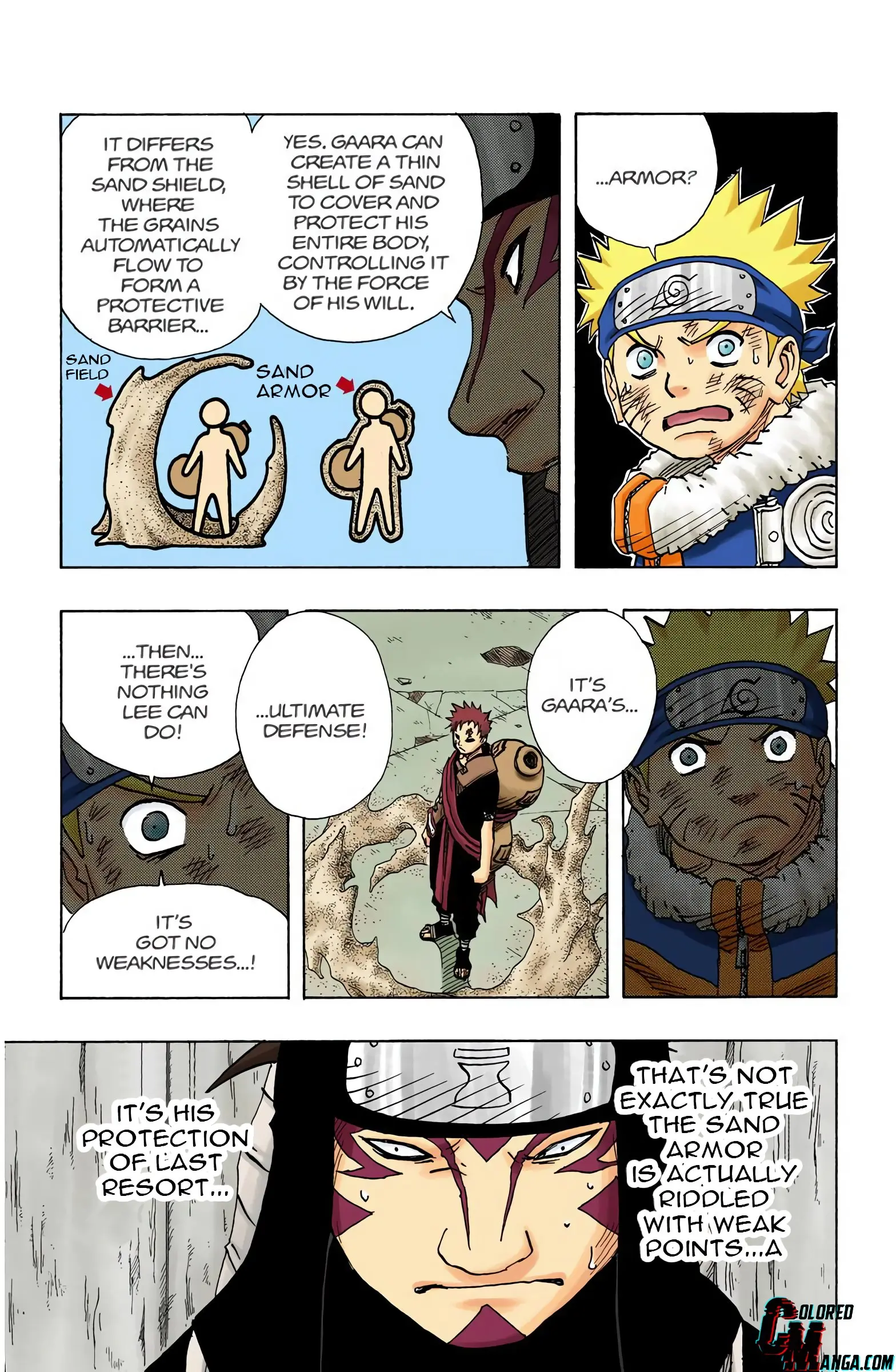 Naruto Colored Manga Online, chapter 83, page 8