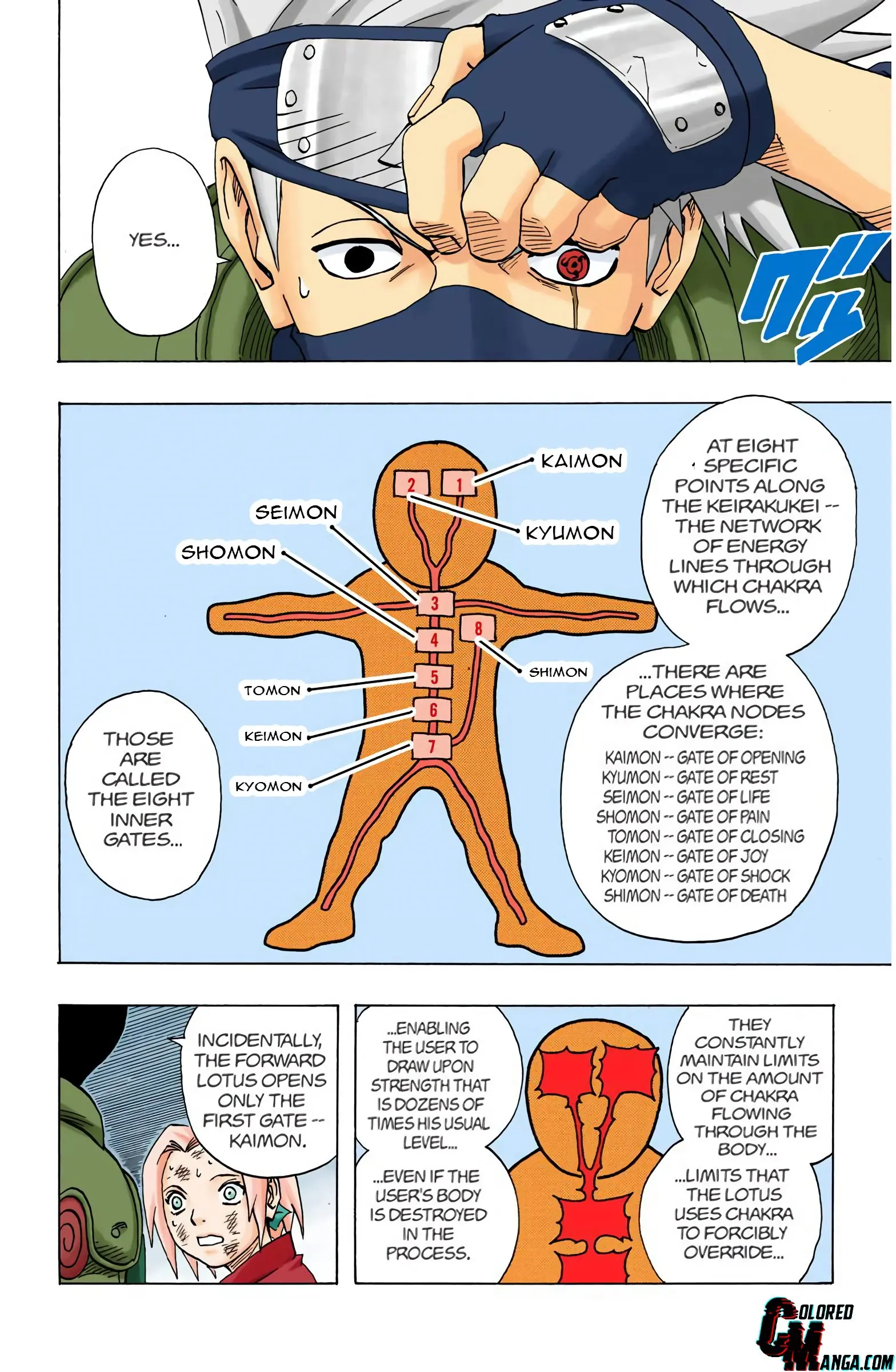 Naruto Colored Manga Online, chapter 85, page 8