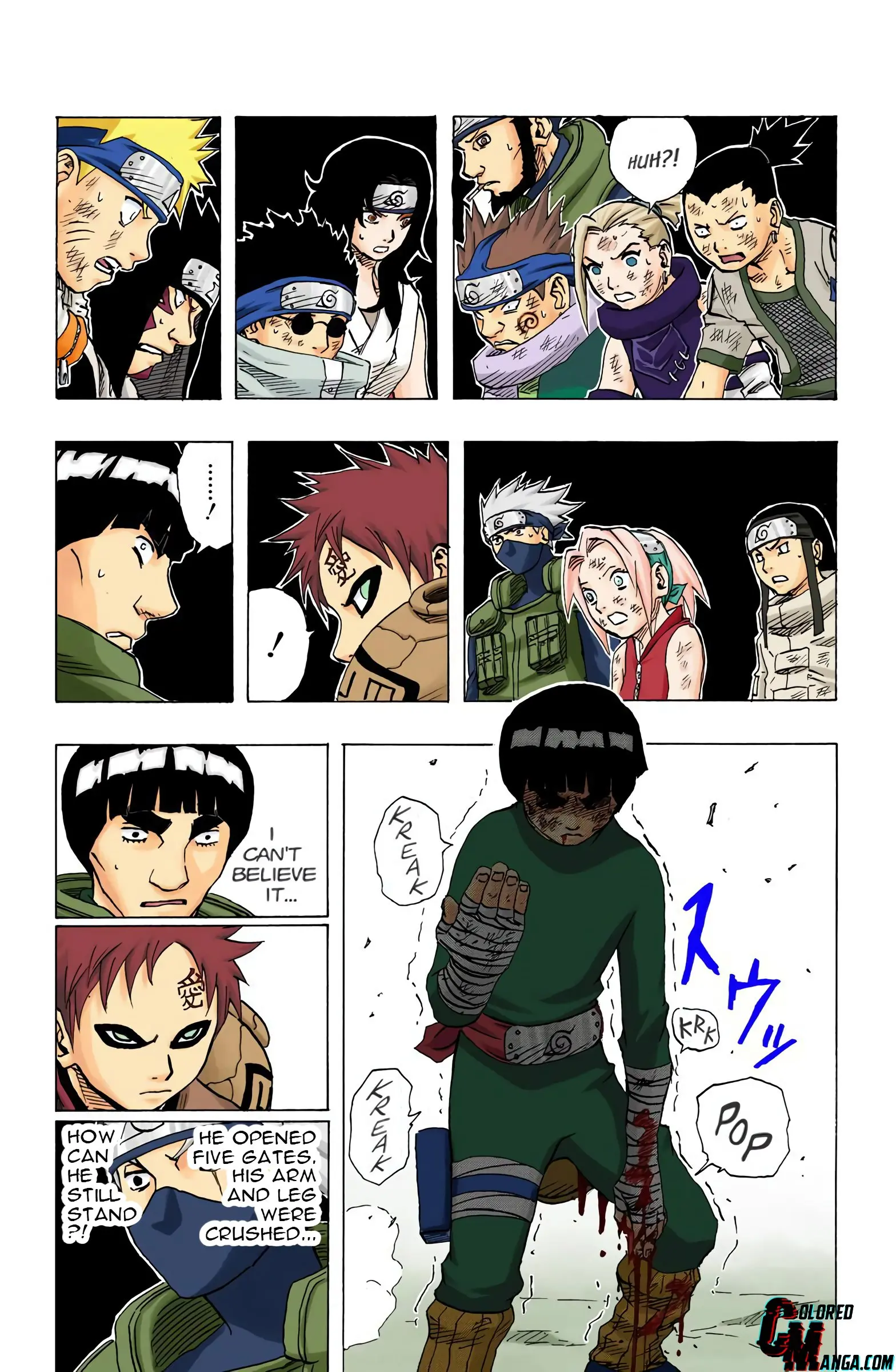 Naruto Colored Manga Online, chapter 86, page 14