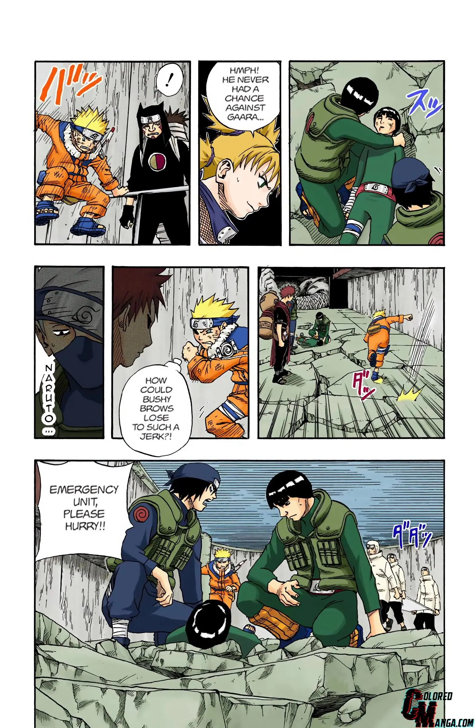 Naruto Colored Manga Online, chapter 87, page 3