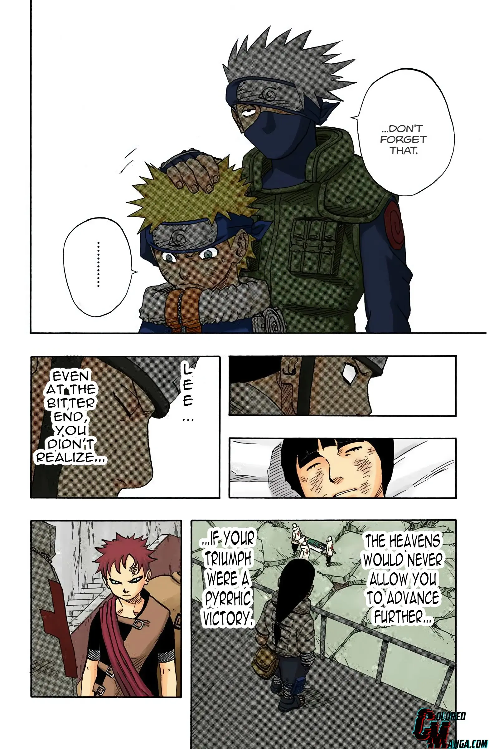 Naruto Colored Manga Online, chapter 87, page 8