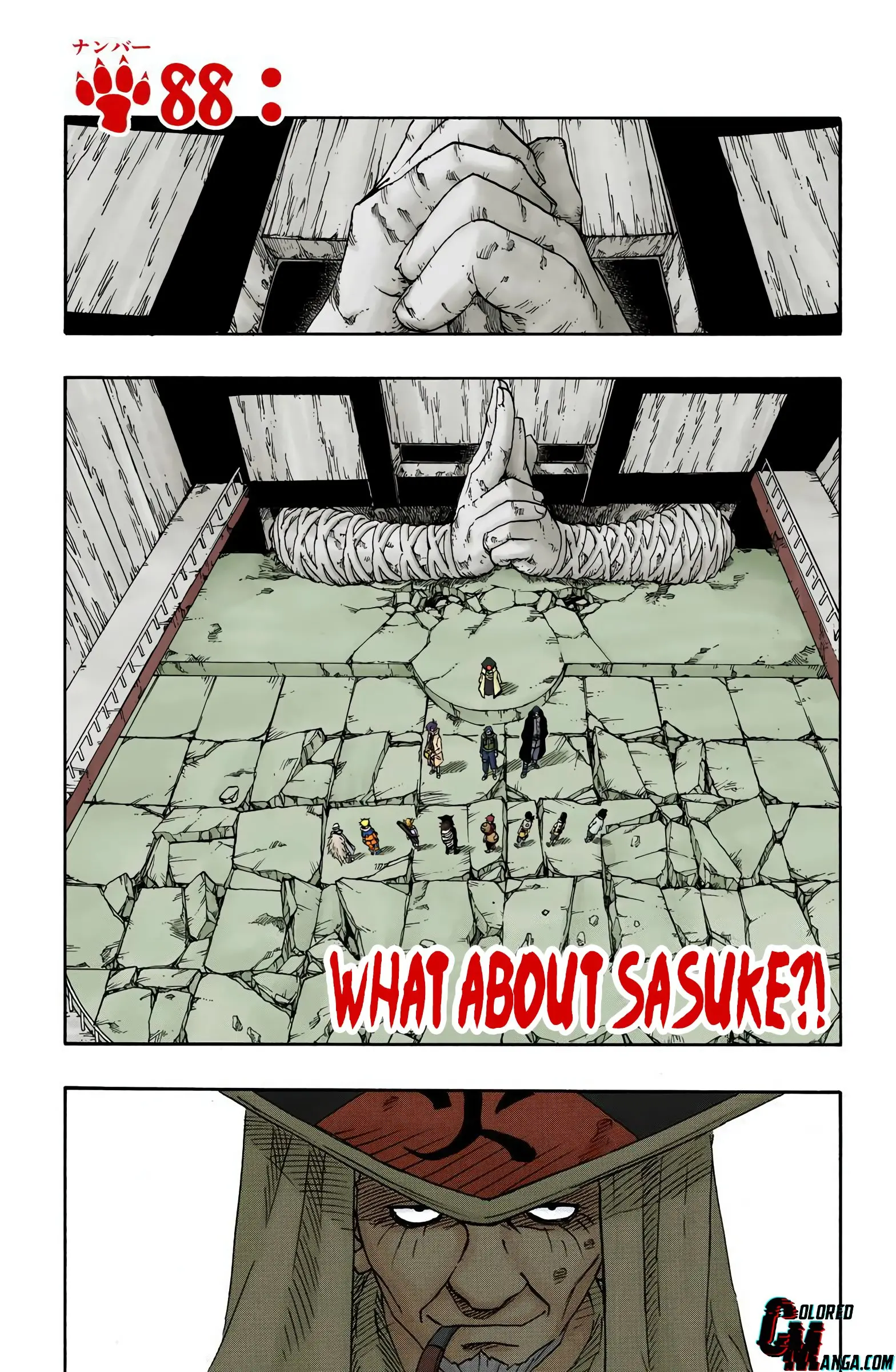 Naruto Colored Manga Online, chapter 88, page 1