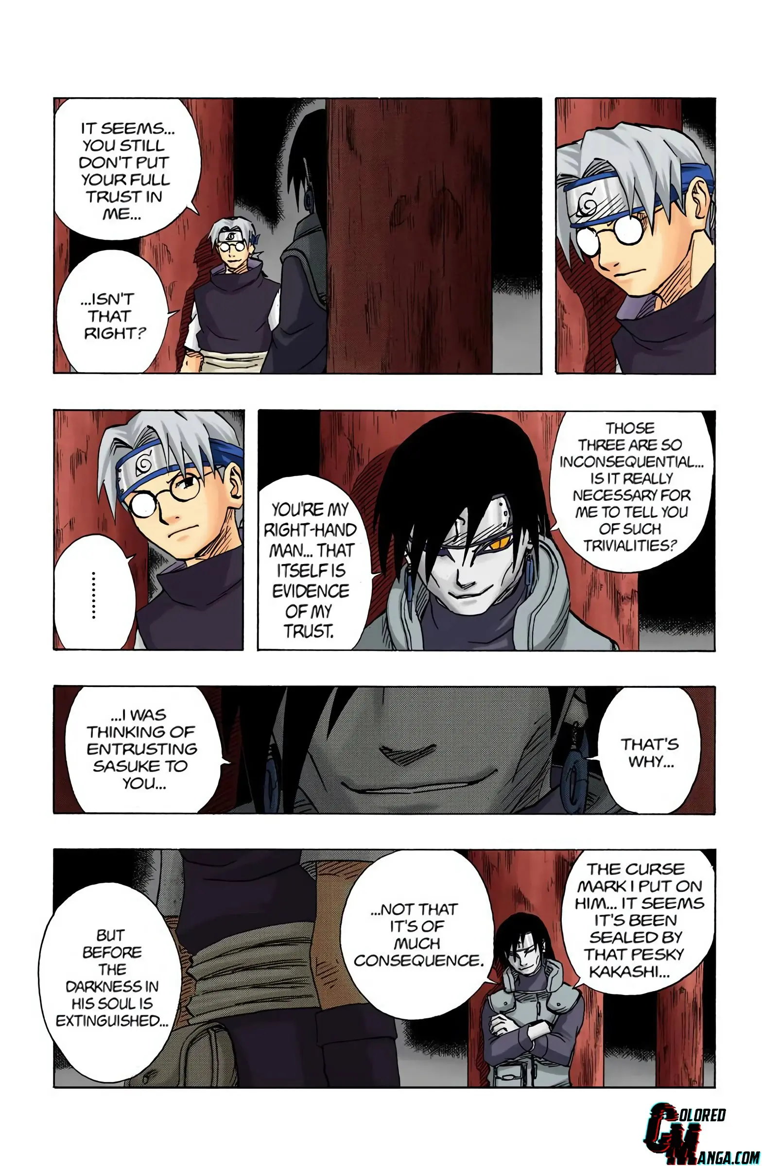Naruto Colored Manga Online, chapter 88, page 9