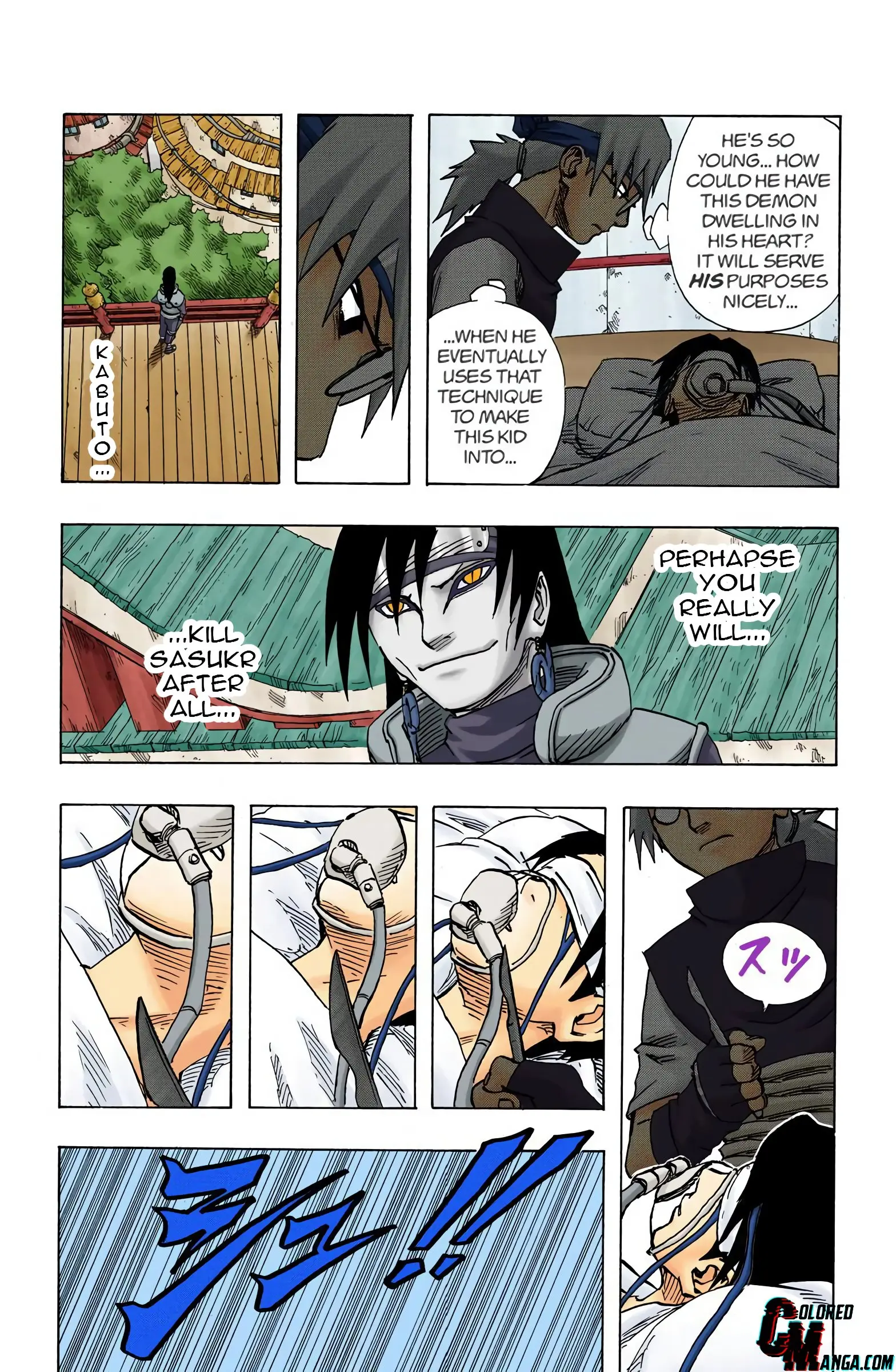 Naruto Colored Manga Online, chapter 88, page 17