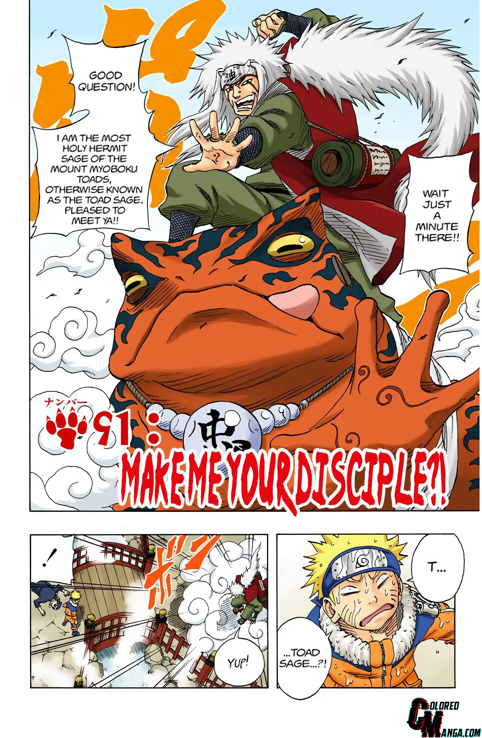 Naruto Colored Manga Online, chapter 91, page 4