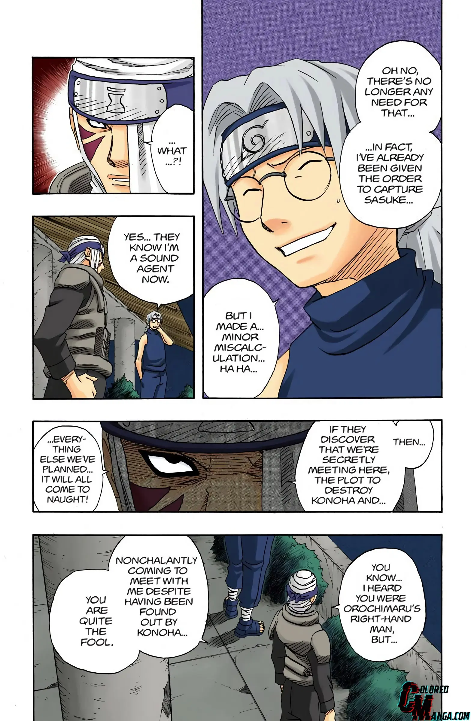 Naruto Colored Manga Online, chapter 92, page 3