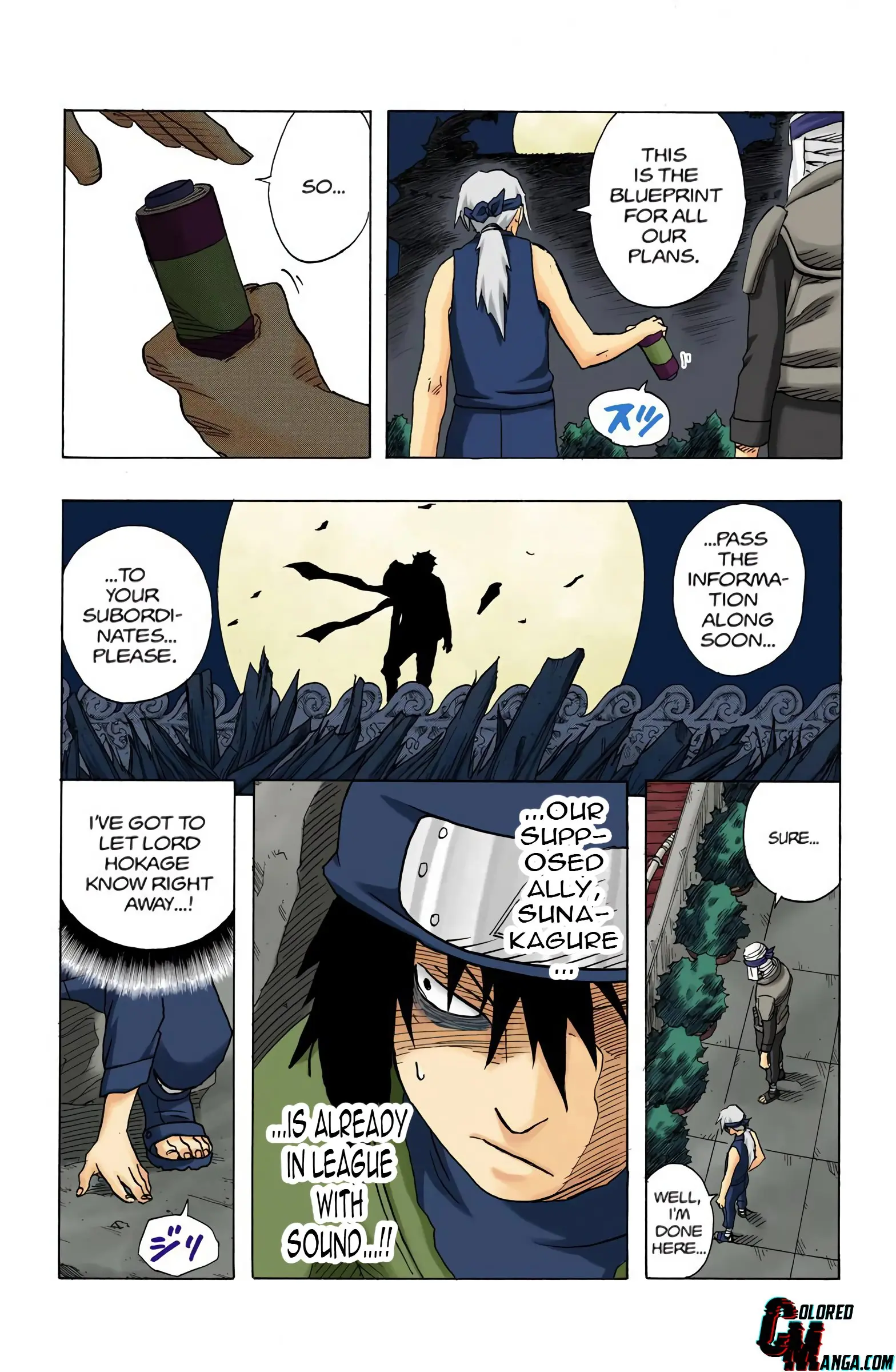 Naruto Colored Manga Online, chapter 92, page 5