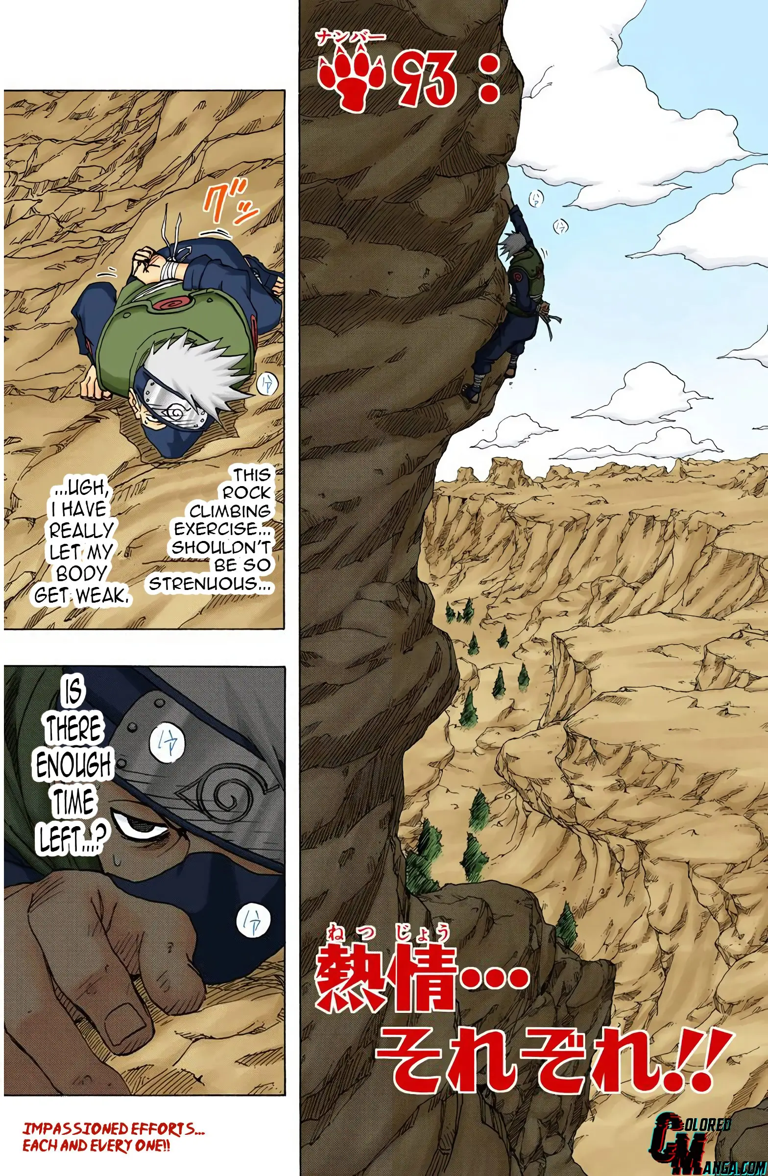 Naruto Colored Manga Online, chapter 93, page 3