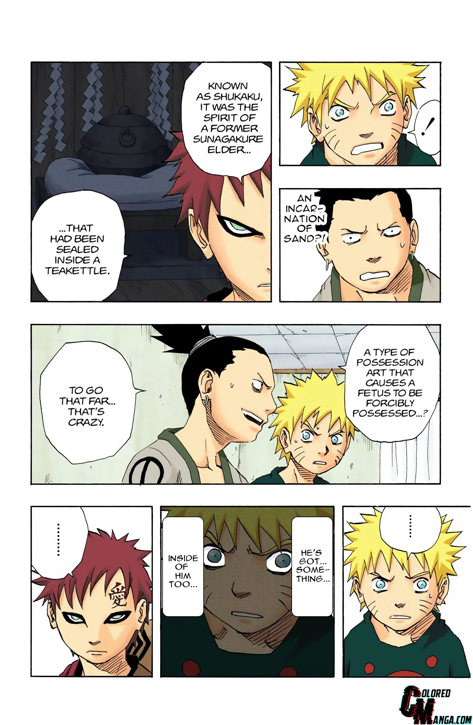 Naruto Colored Manga Online, chapter 97, page 8