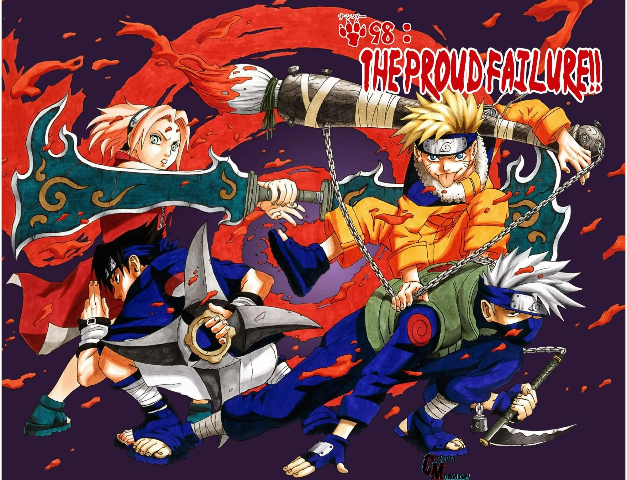 Naruto Colored Manga Online, chapter 98, page 2