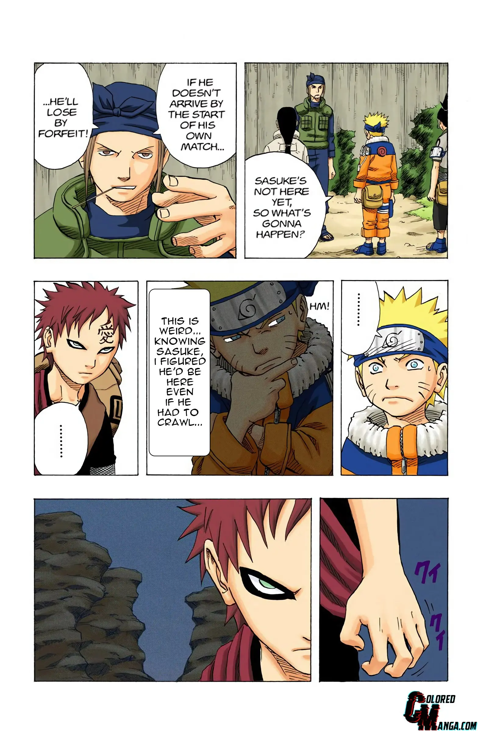 Naruto Colored Manga Online, chapter 99, page 9